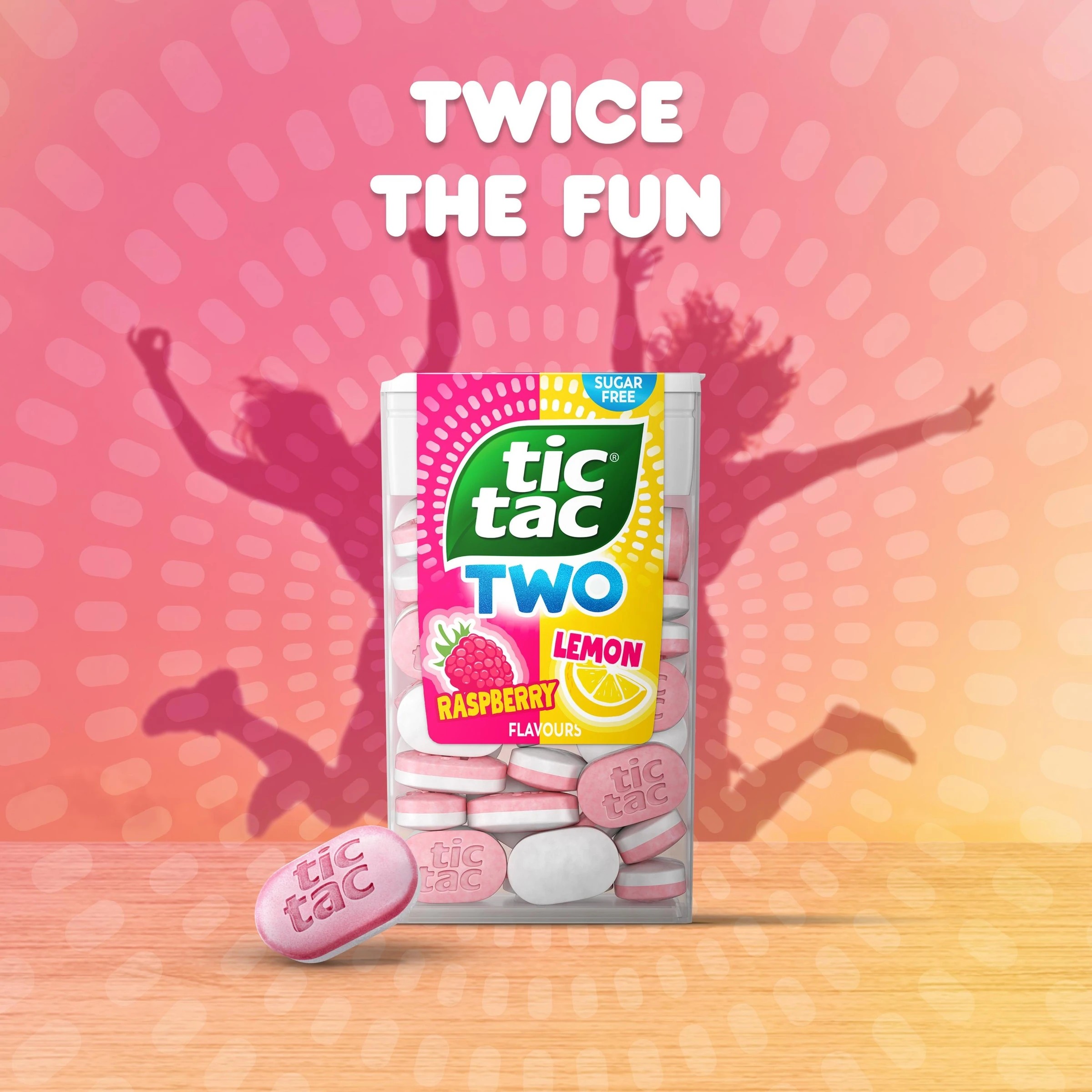 4 Tic Tac Two 38 Pack Raspberry & Lemon Sugar Free Mints 38.5g, 4 of 7