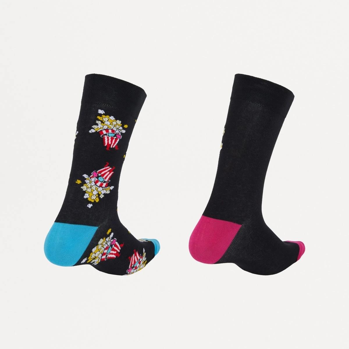 2 2 Pack Novelty Pattern Socks POPSTARS SOCKS, 2 of 3
