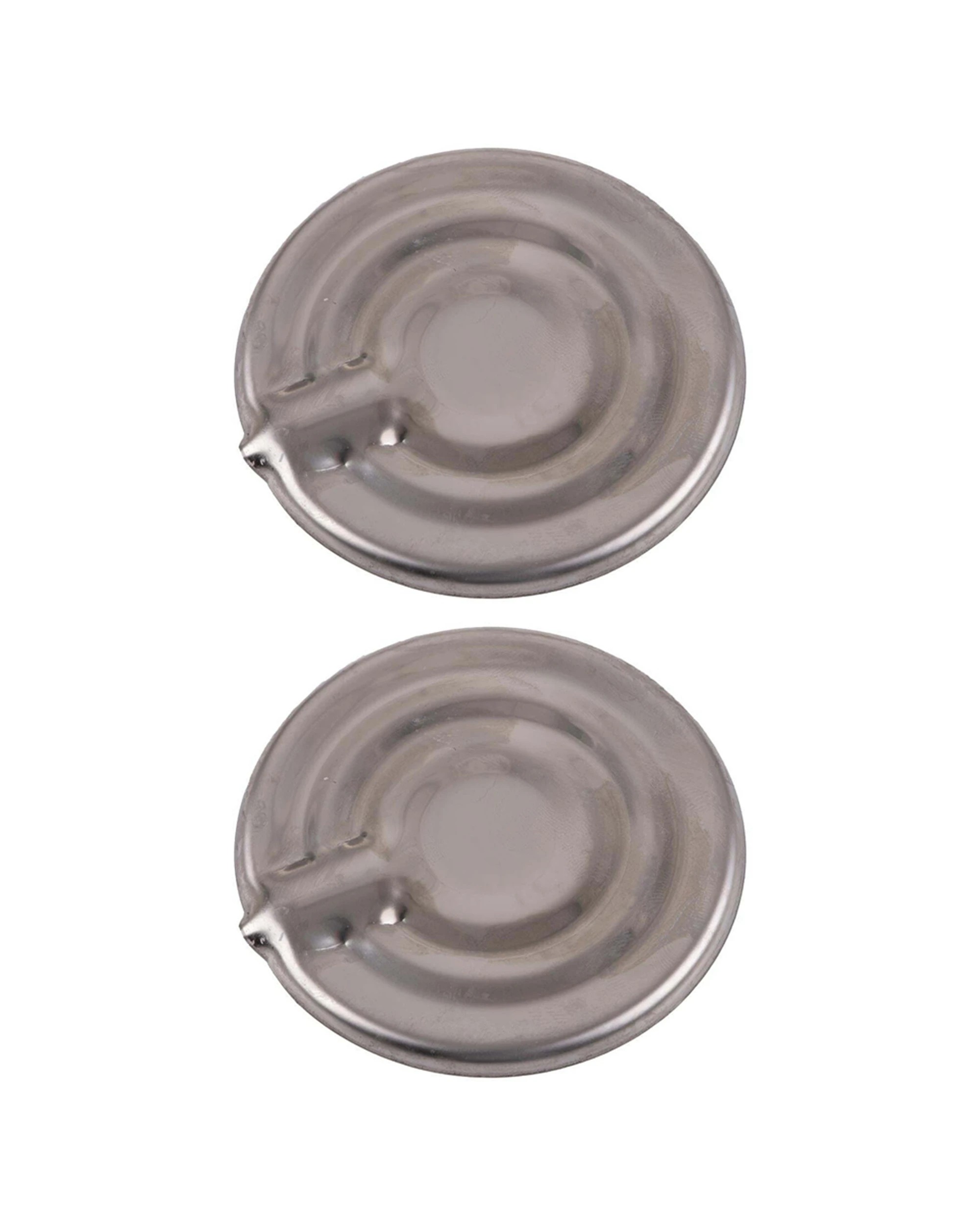 1 Appetito 2PK Stainless Steel Boil Alert Kitchen Cooking Spill Preventer - Silver, 1 of 1