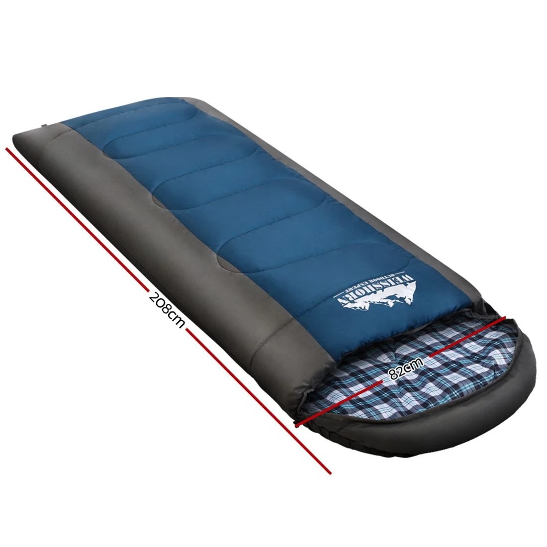 2 Weisshorn Sleeping Bag Single Thermal Camping Hiking Tent -20℃ - Multi, 2 of 6