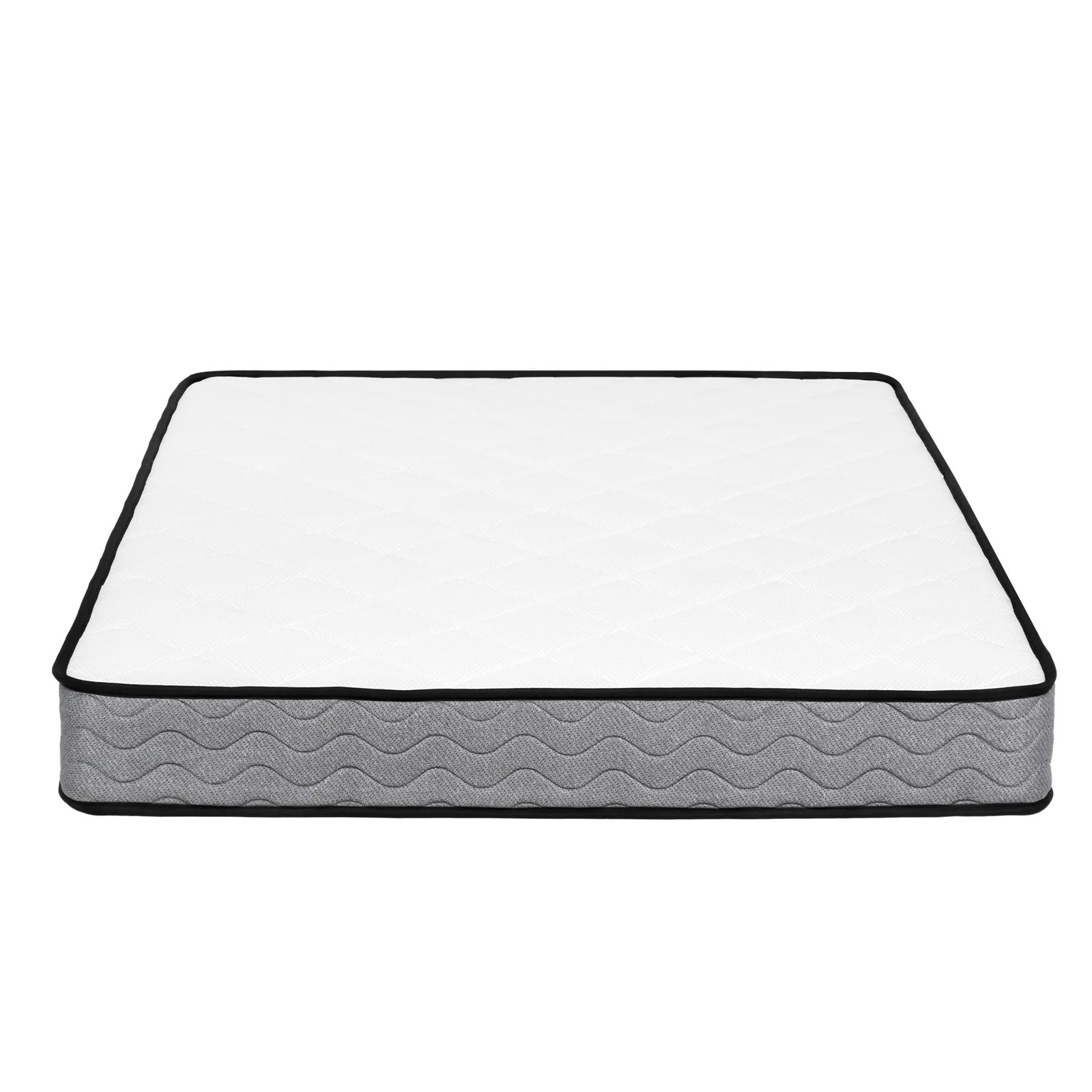 4 Advwin Single Size Metal Bed Frame and Single Mattress 16cm - White, 4 of 7