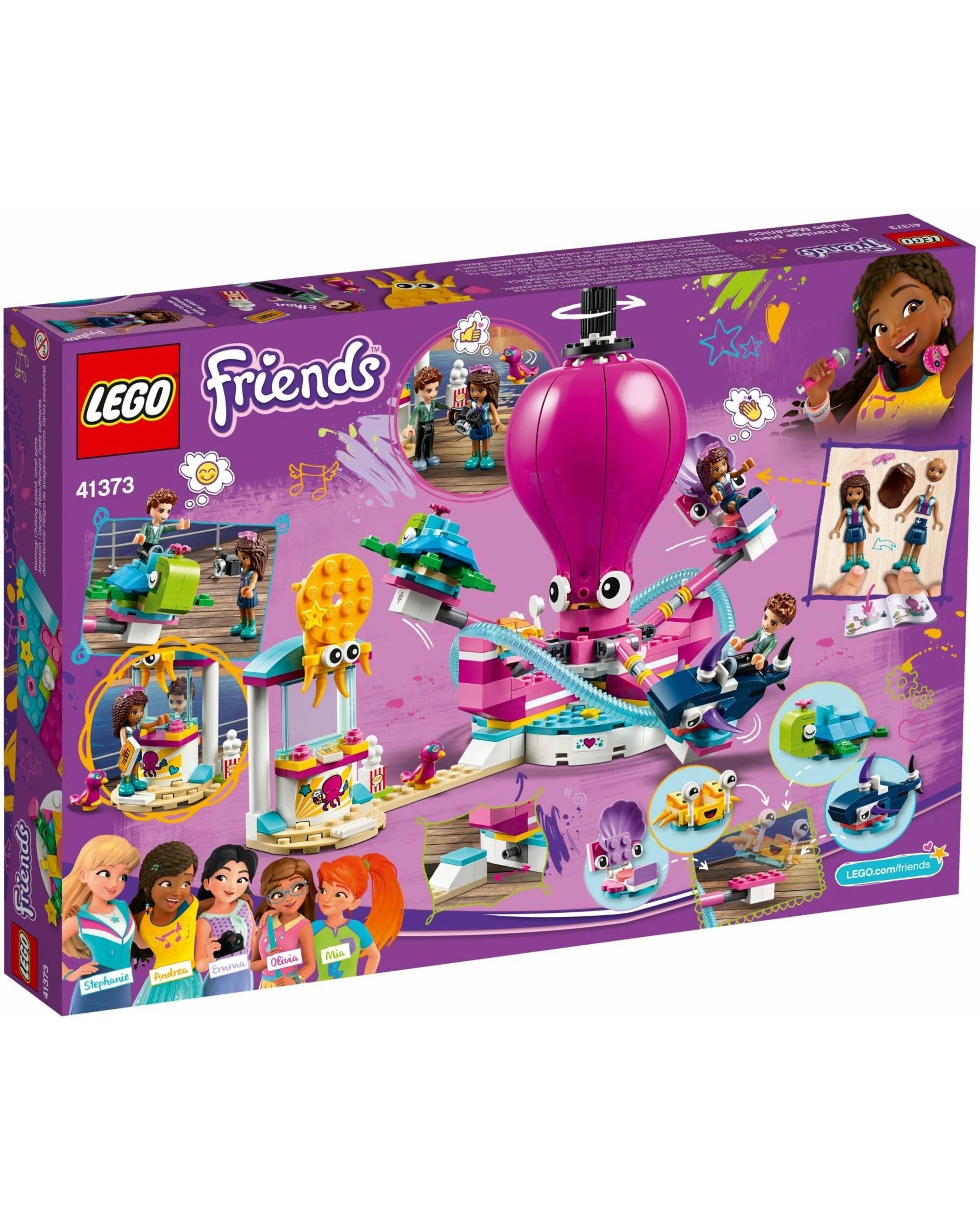 4 LEGO Friends 41373 Amusement Park Funny Octopus Ride, 4 of 4