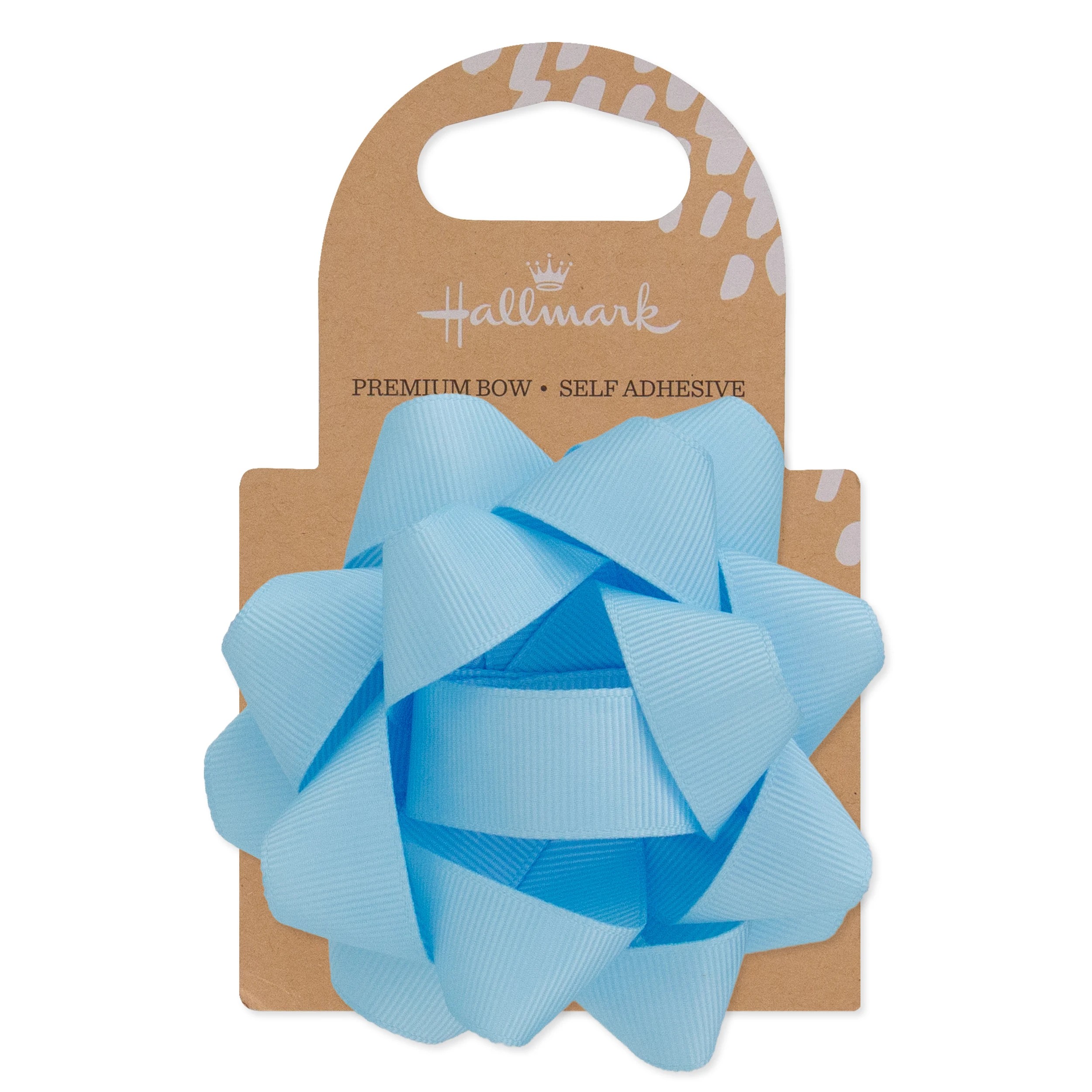 1 Hallmark Premium Self Adhesive Bow - Classic Baby Blue, 1 of 3