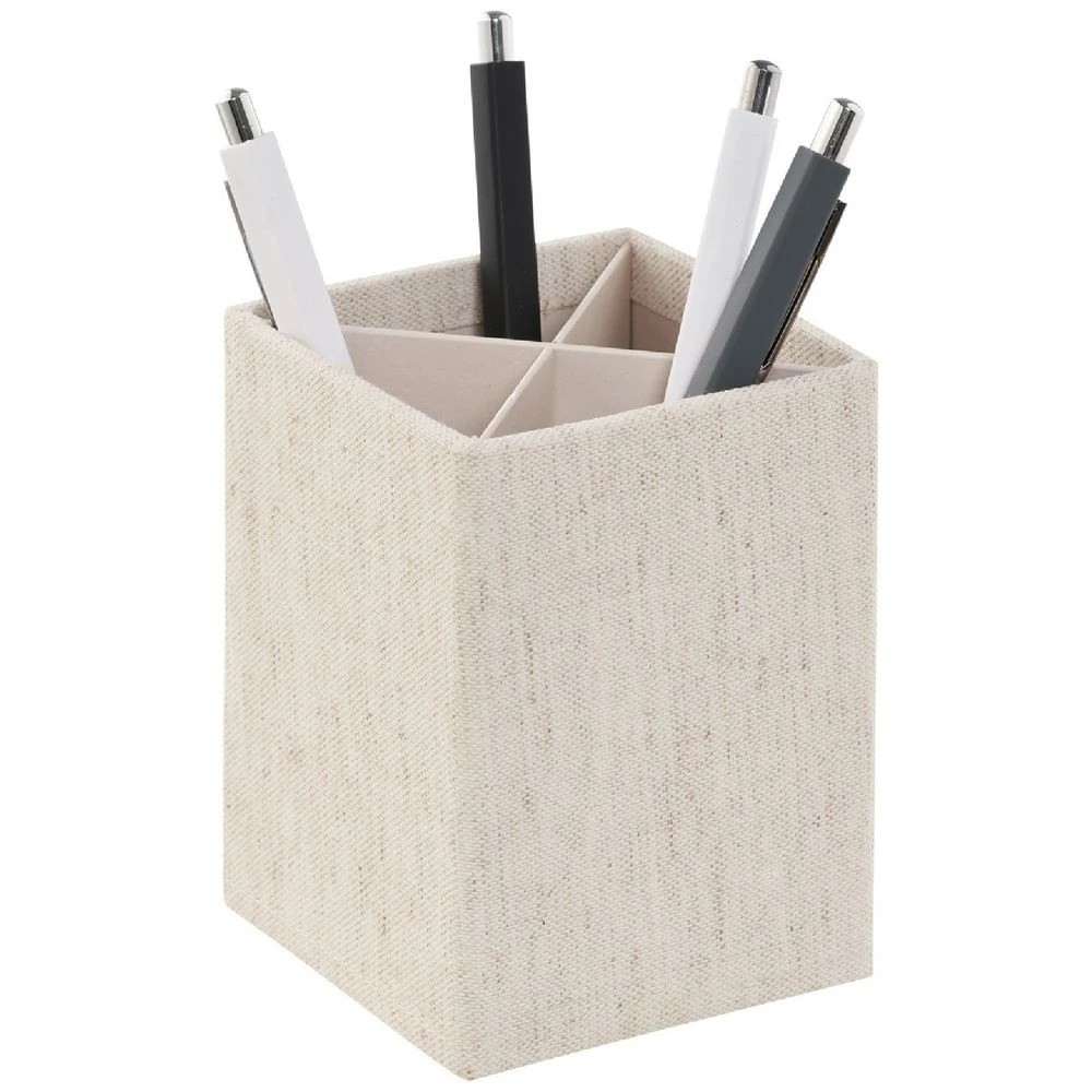 5 Otto Pen Cup Natural Linen Look, 5 of 8