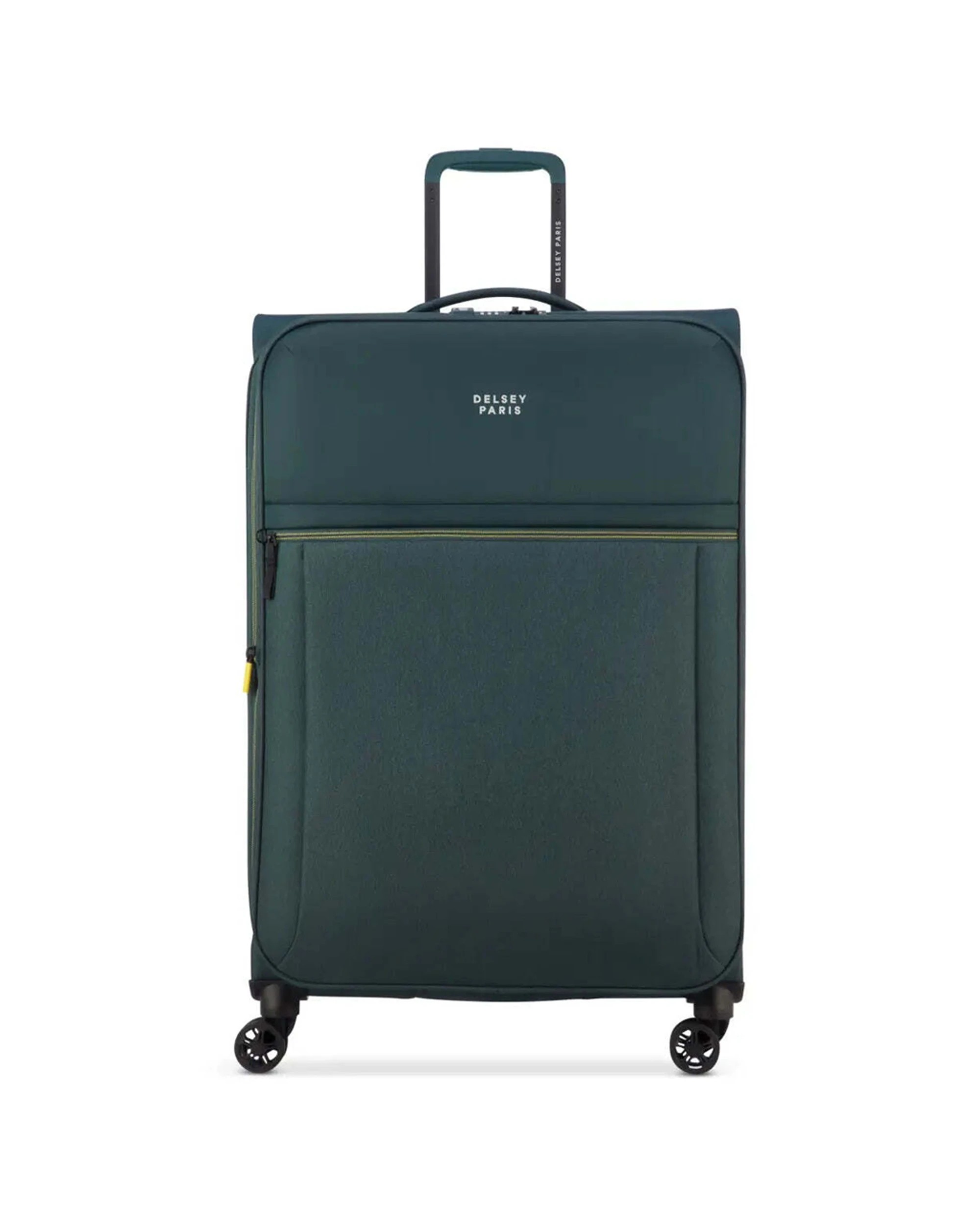 1 Delsey Brochant 3 - 78 cm 4-Wheel Expandable Suitcase TSA Lock Pine - Blue, 1 of 8