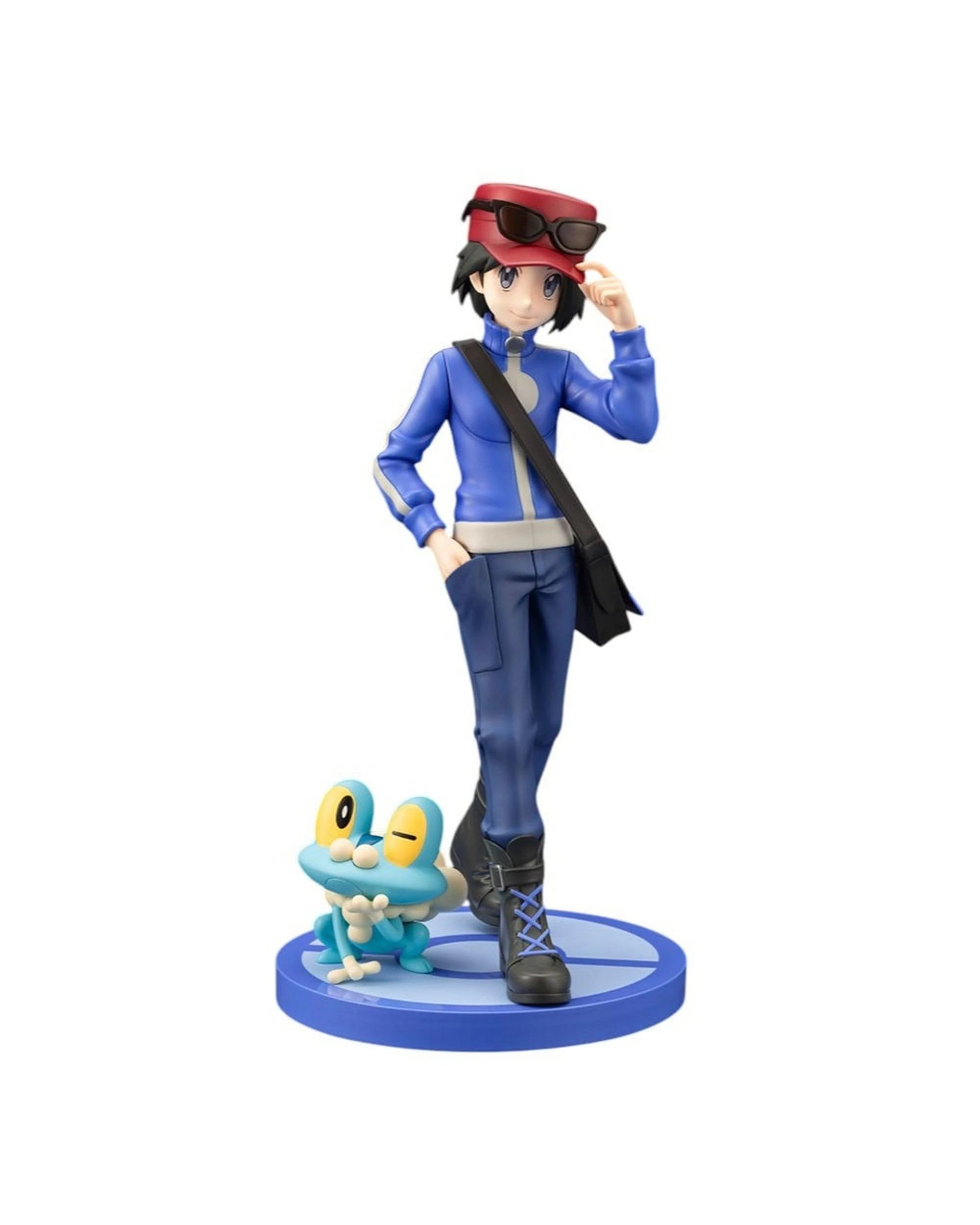 1 Kotobukiya ARTFX J Pokemon Calem with Froakie 1/8 Scale Figure, 1 of 10
