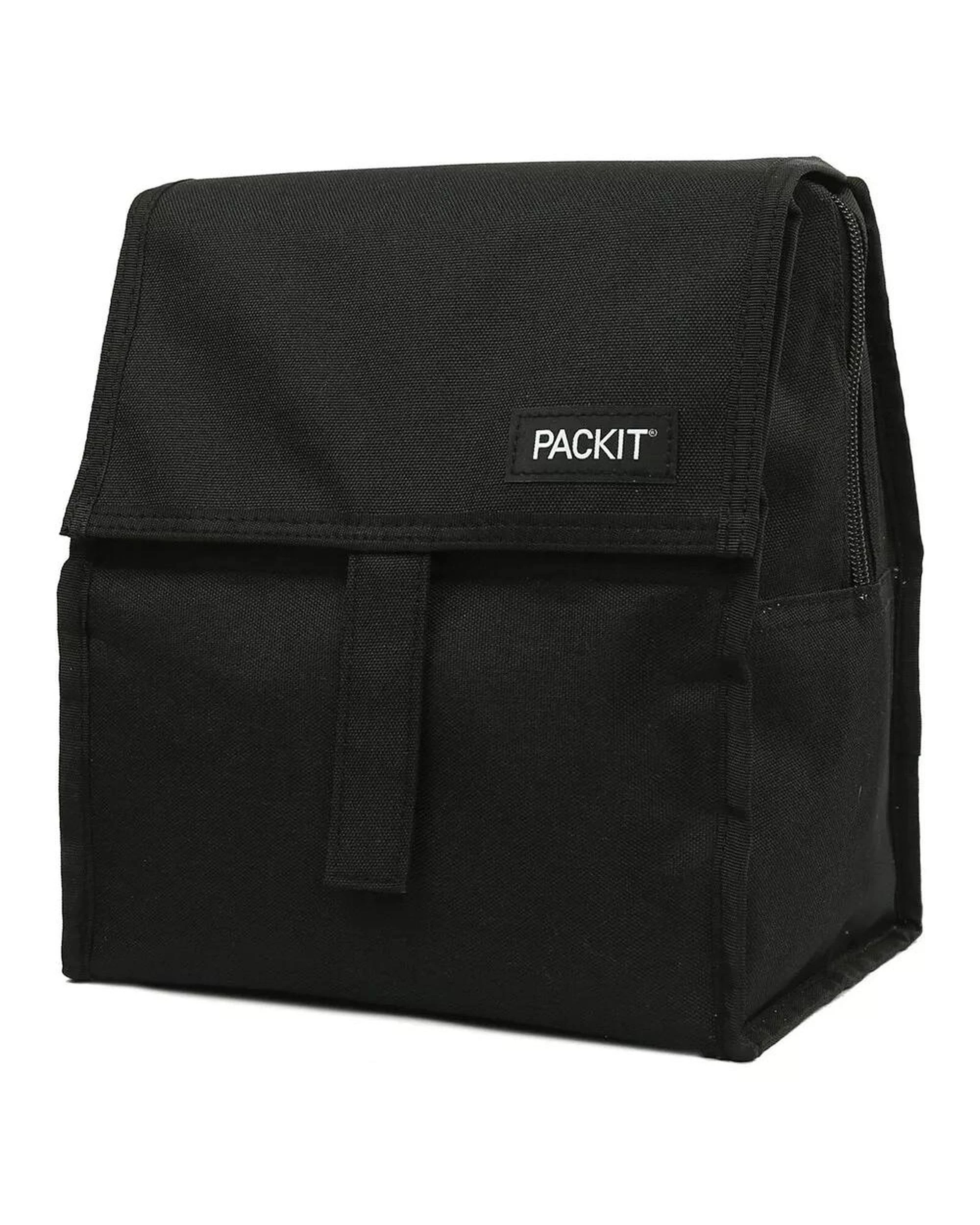 1 PackIt Cooler Lunch Box Bag Freeze and Go  Black, 1 of 9