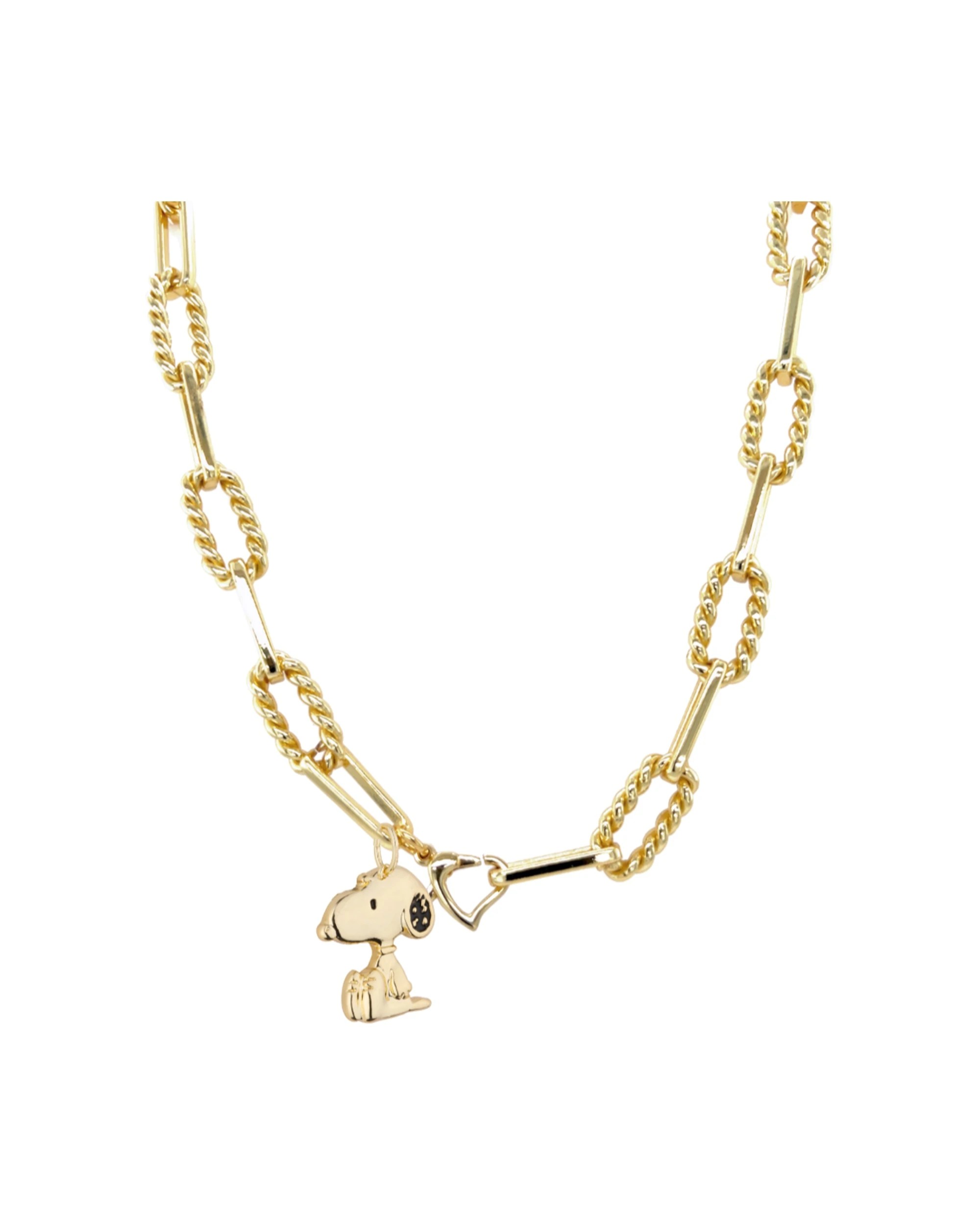 3 Couture Kingdom Peanuts Snoopy Necklace & Charlie Brown Charm - Gold, 3 of 4