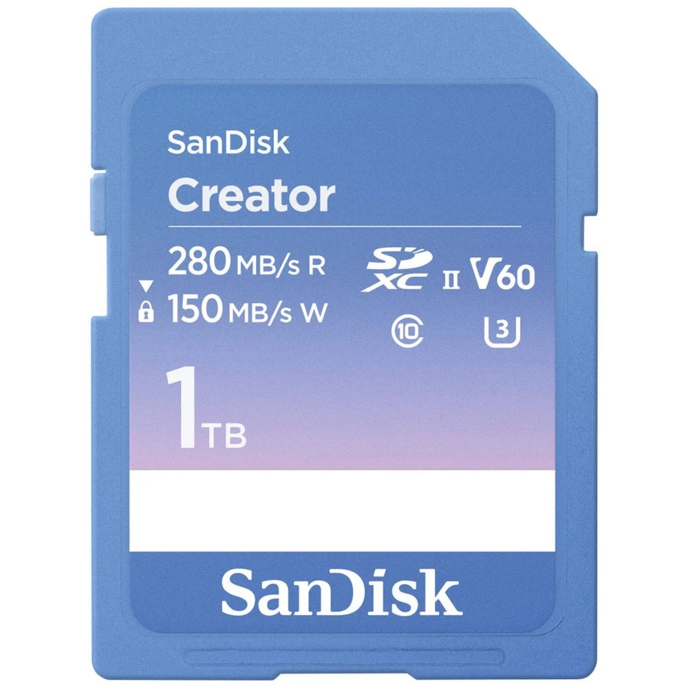 1 SanDisk 1TB Creator UHS-II SDXC Memory Card, 1 of 2