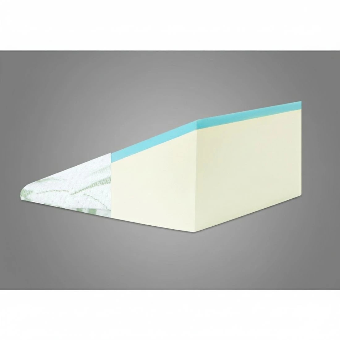 3 Giselle Bedding Wedge Pillow Bamboo Cover Twin Pack - White, 3 of 5