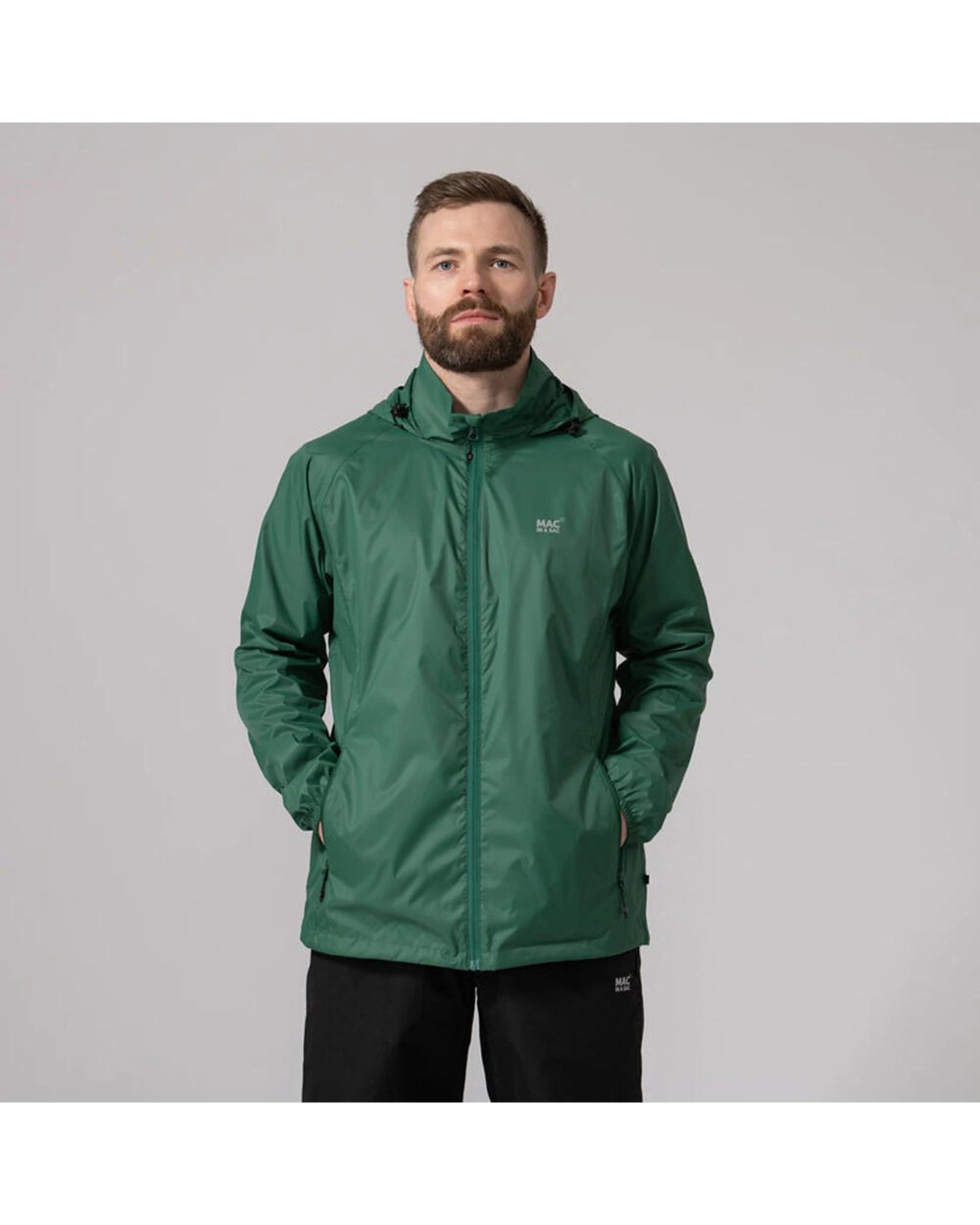 2 Mac In A Sac Origin 2 Waterproof Packable Jacket GREEN, 2 of 4