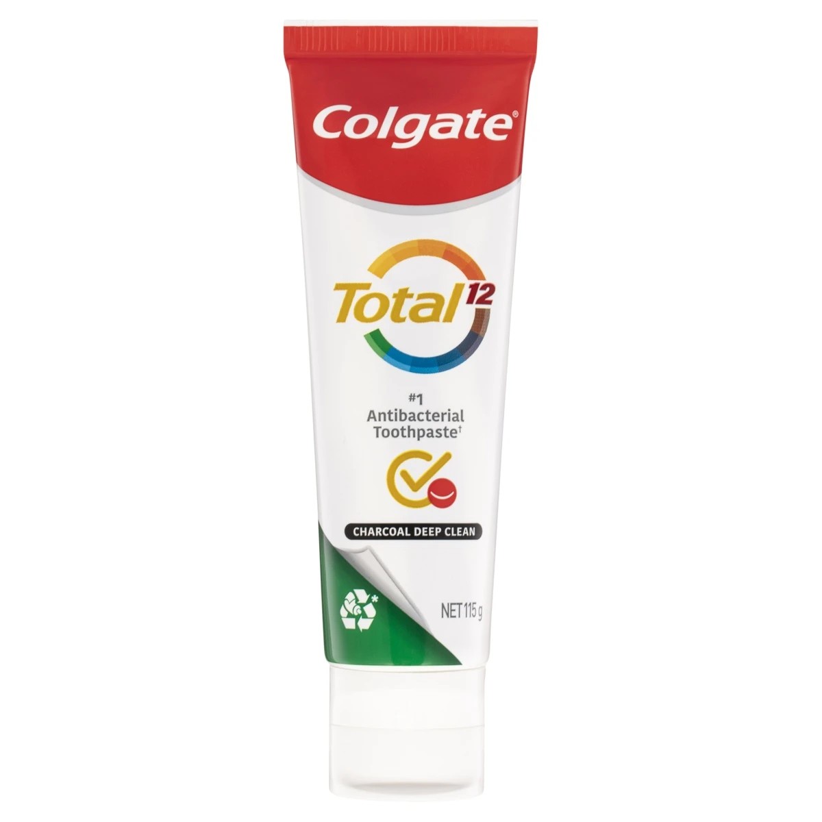 2 Colgate Total Active Prevention Deep Clean with Charcoal Toothpaste, 2 of 10