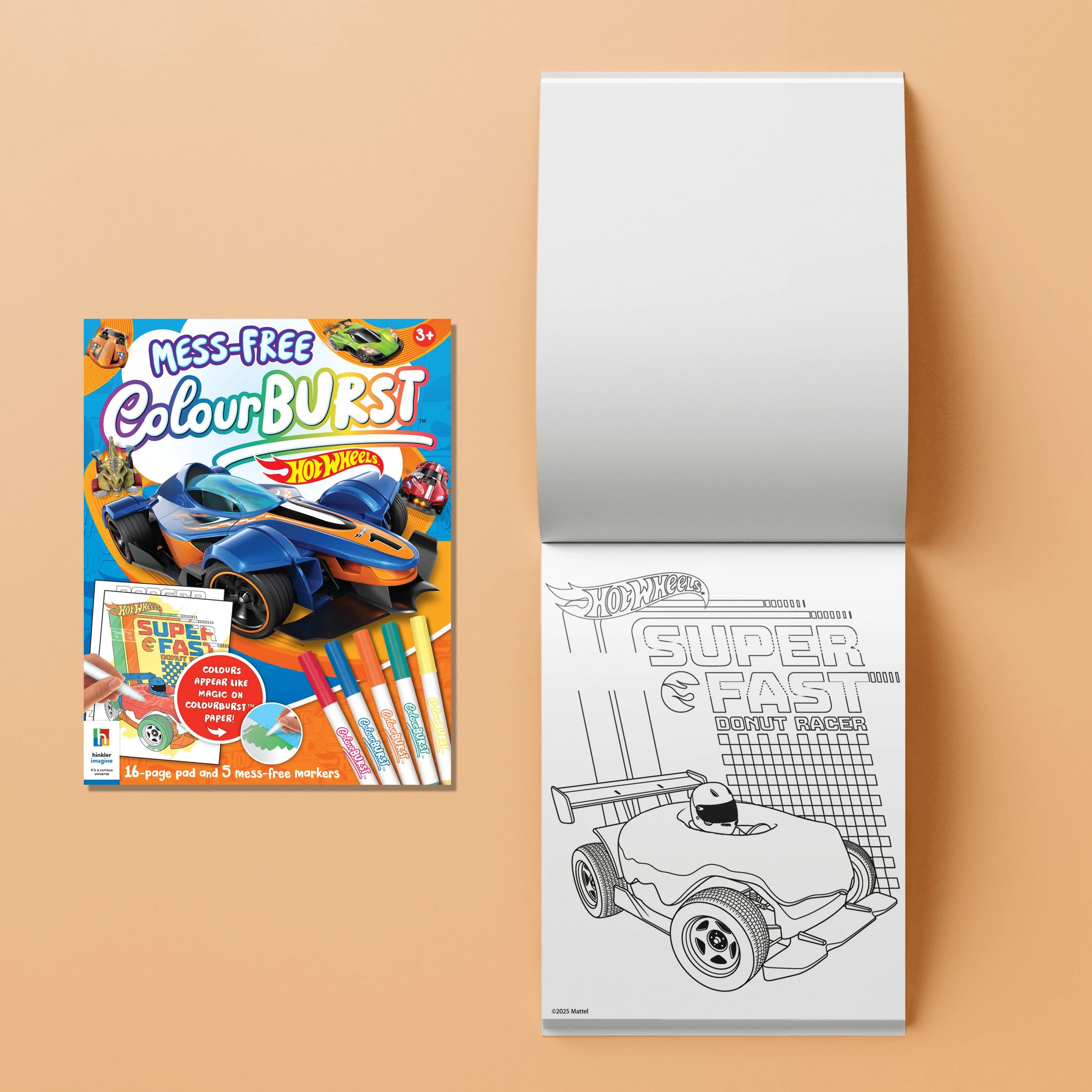 5 INKredibles Hot Wheels Mess-Free ColourBurst Activity Kit - Book, 5 of 6