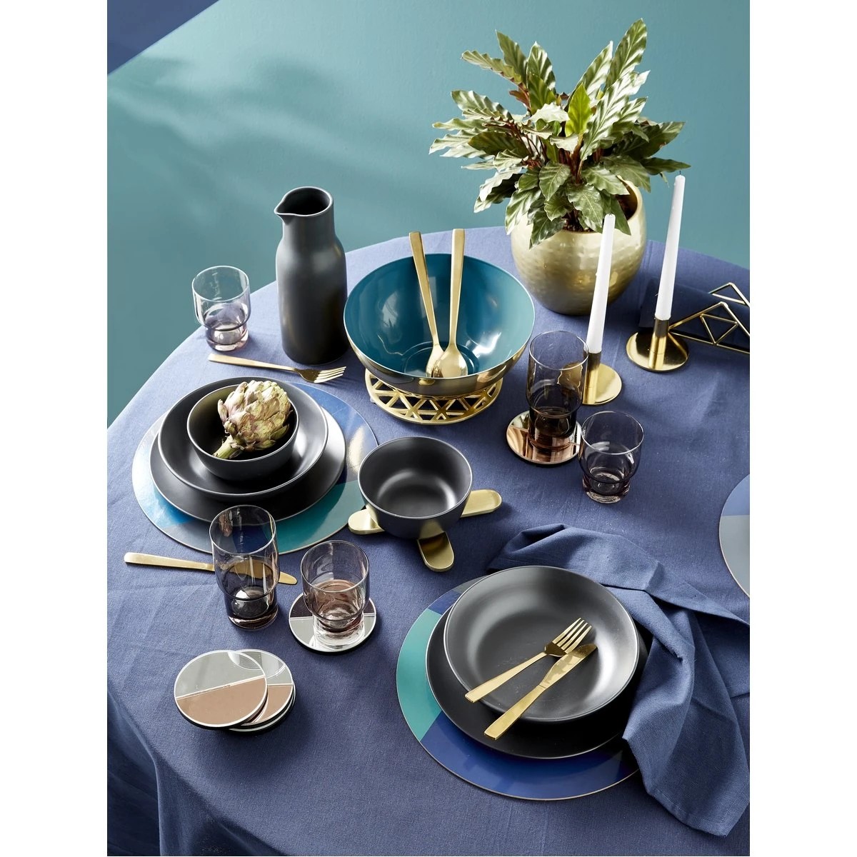 9 Matte Black Dinner Plate, 9 of 9