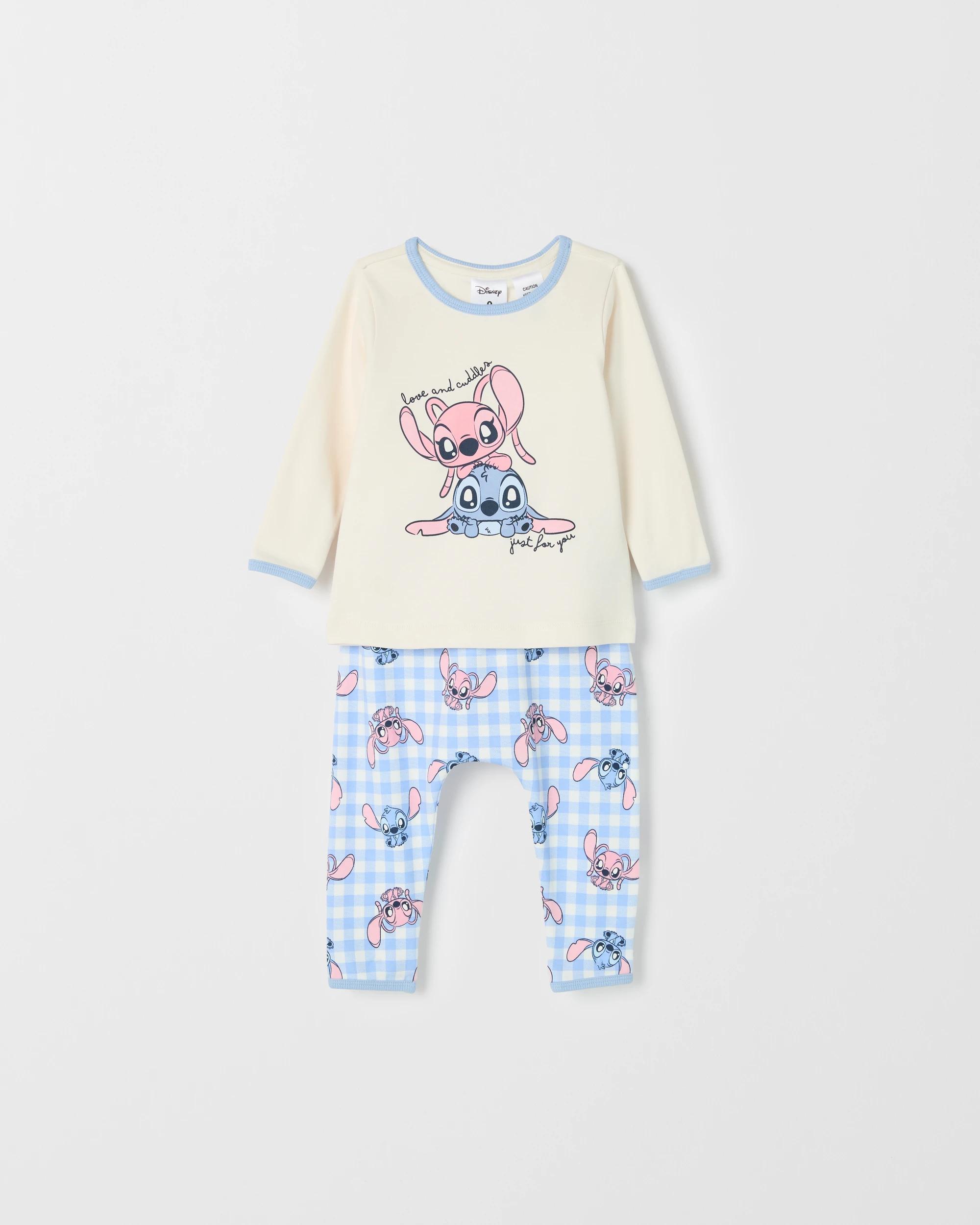 2 Disney Lilo & Stitch Organic Cotton 2 Pack Baby Pyjama Set LILO & STITCH, 2 of 4