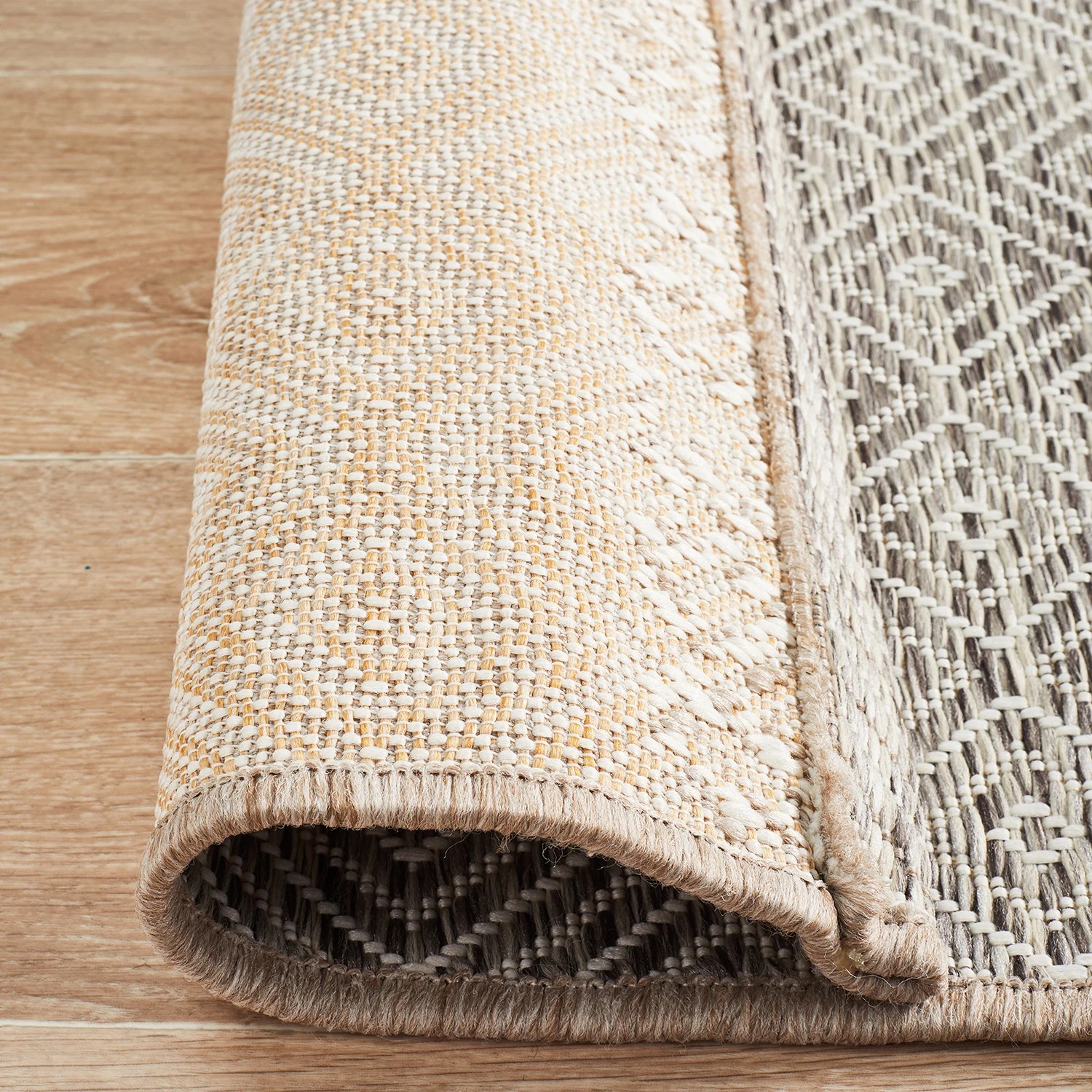 7 Common Ground Rugs Portico 5500 Outdoor 400x80cm Runner - Large Pet Friendly Rug - Natural, 7 of 7