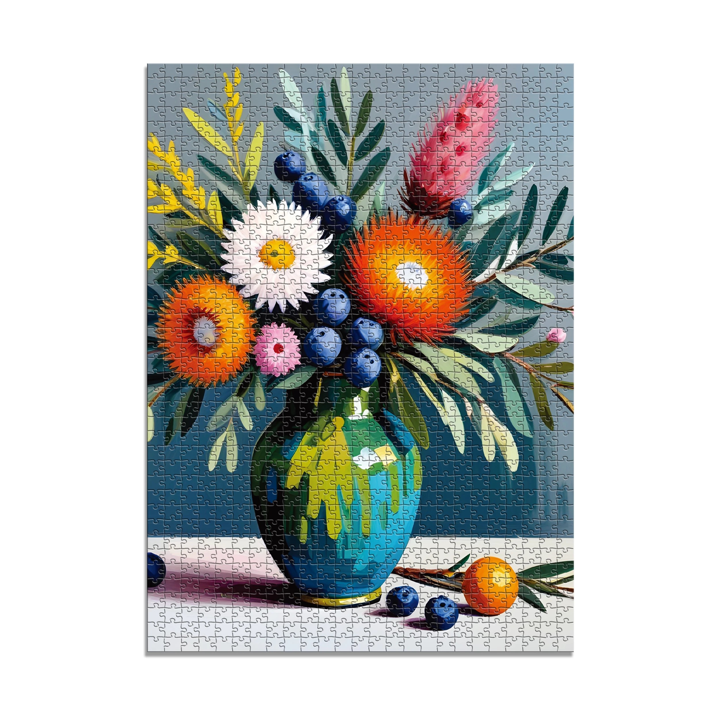 5 1000 Piece Painted Floral Puzzle - Assorted, 5 of 9