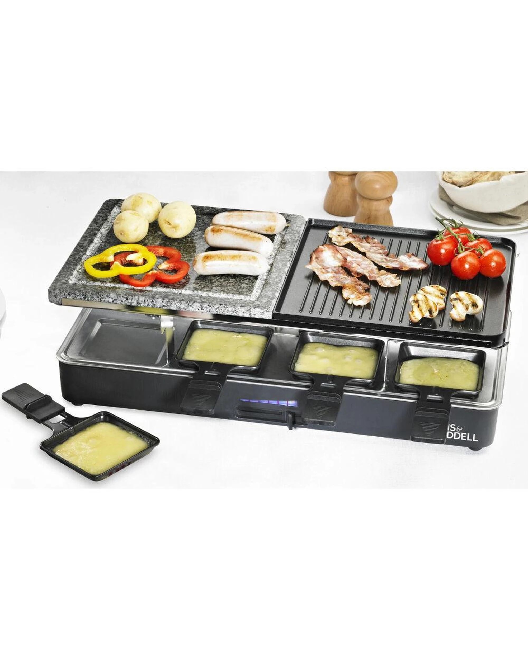 3 Davis & Waddell Electric Raclette Party Grill 8 Person  Black - Black, 3 of 9
