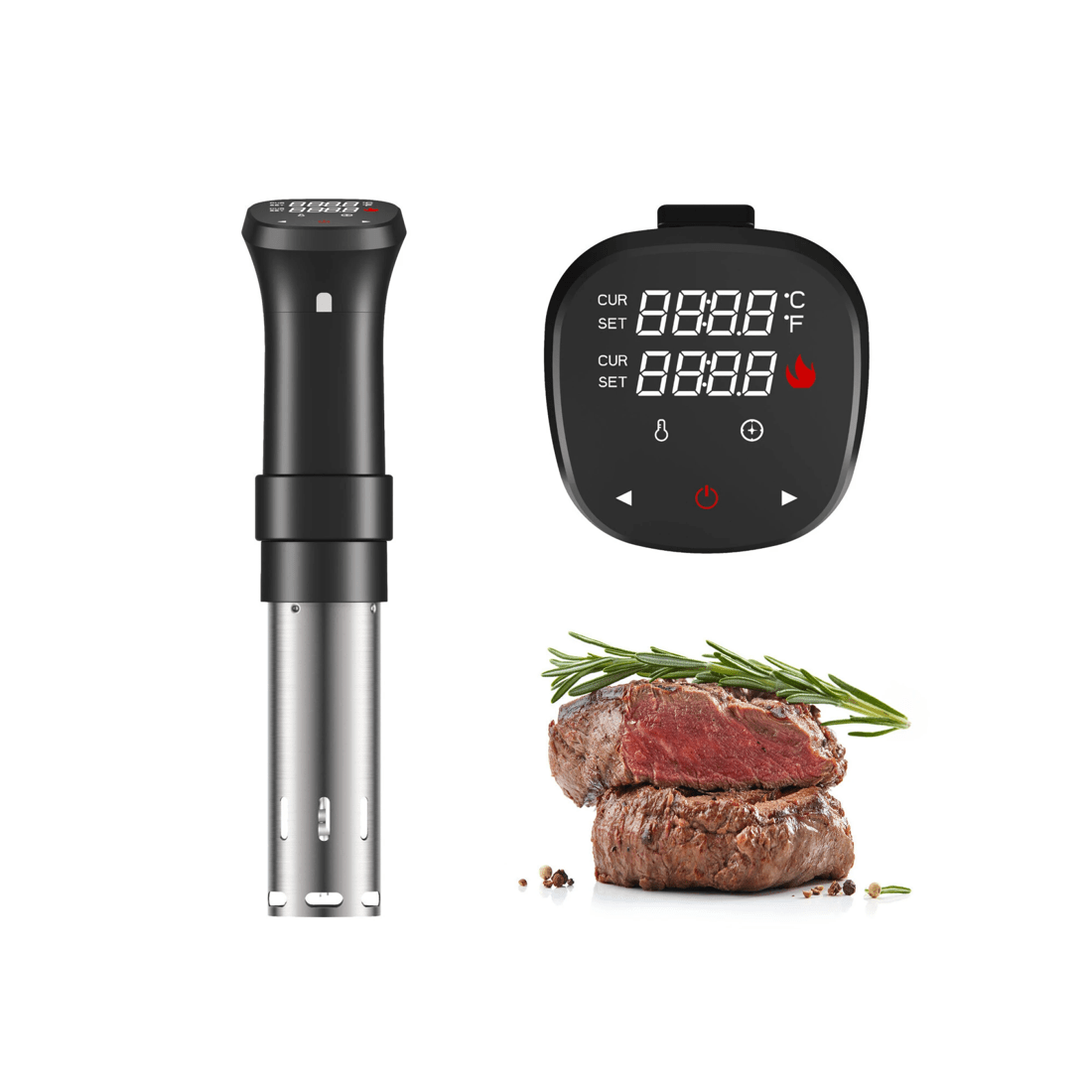 6 Healthy Choice Sous Vide Precision Cooker with Touchscreen &amp; App Control 1100W, 6 of 8