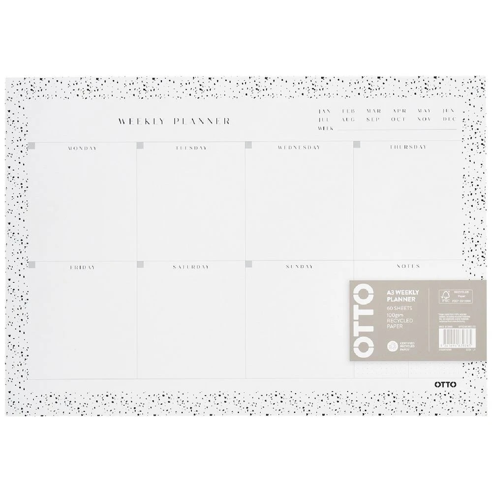 1 Otto A3 Weekly Business Desk Planner 60 Sheets, 1 of 2