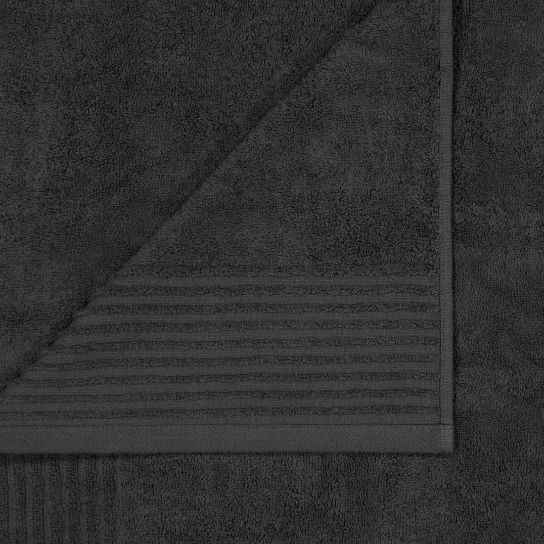 2 Edan Cotton Bath Sheet - Grey, 2 of 6