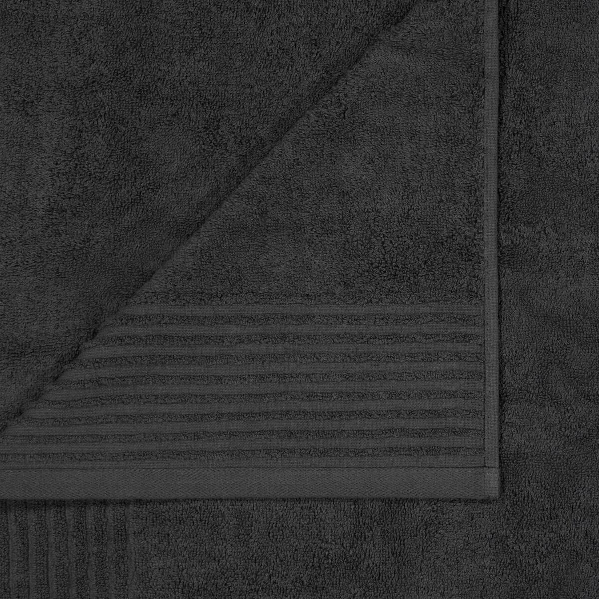 2 Edan Cotton Bath Sheet - Grey, 2 of 6