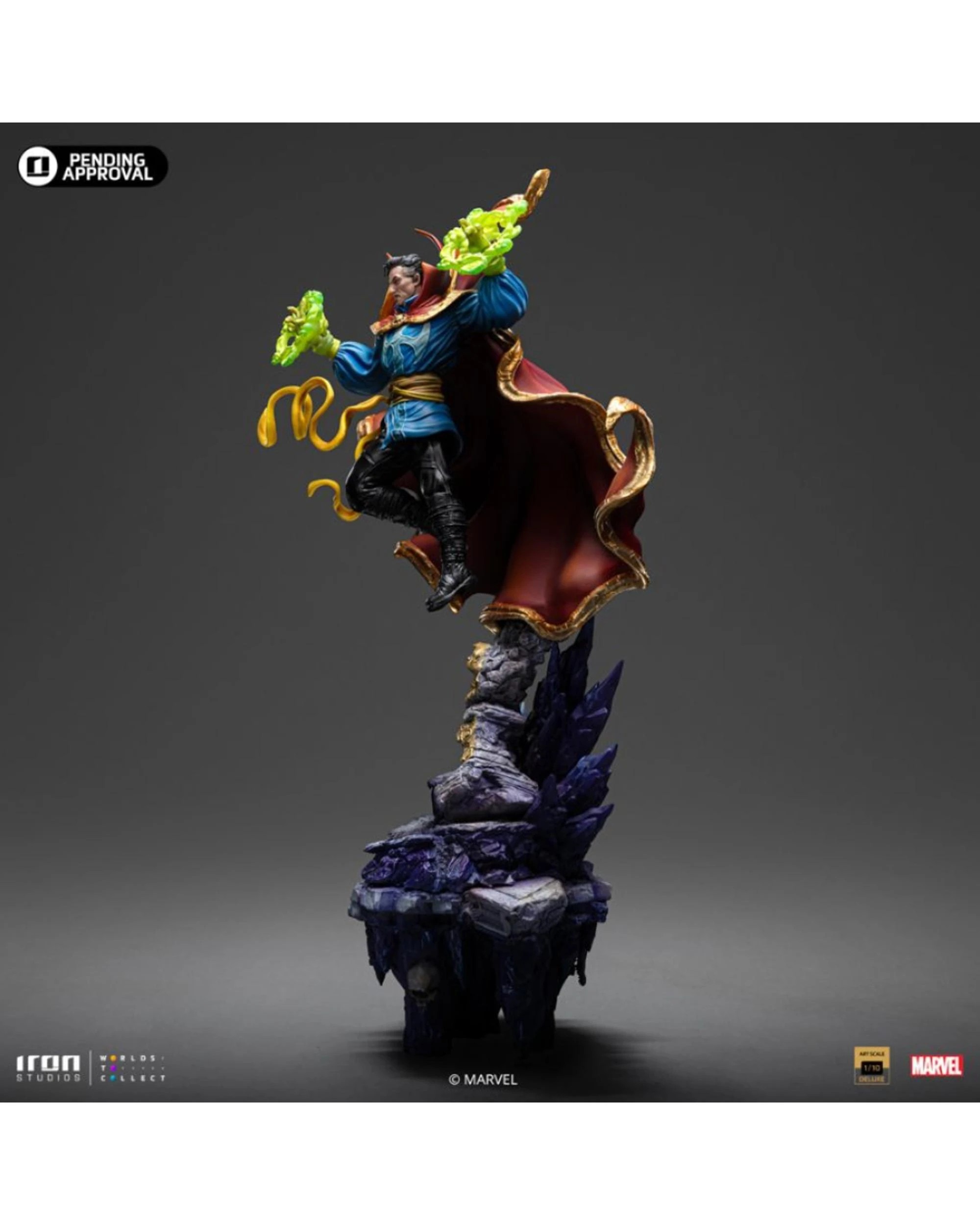 3 Iron Studios Marvel Avengers Diorama Series: Thanos Vs Avengers Dr Strange Deluxe 1:10 Scale Statue, 3 of 4