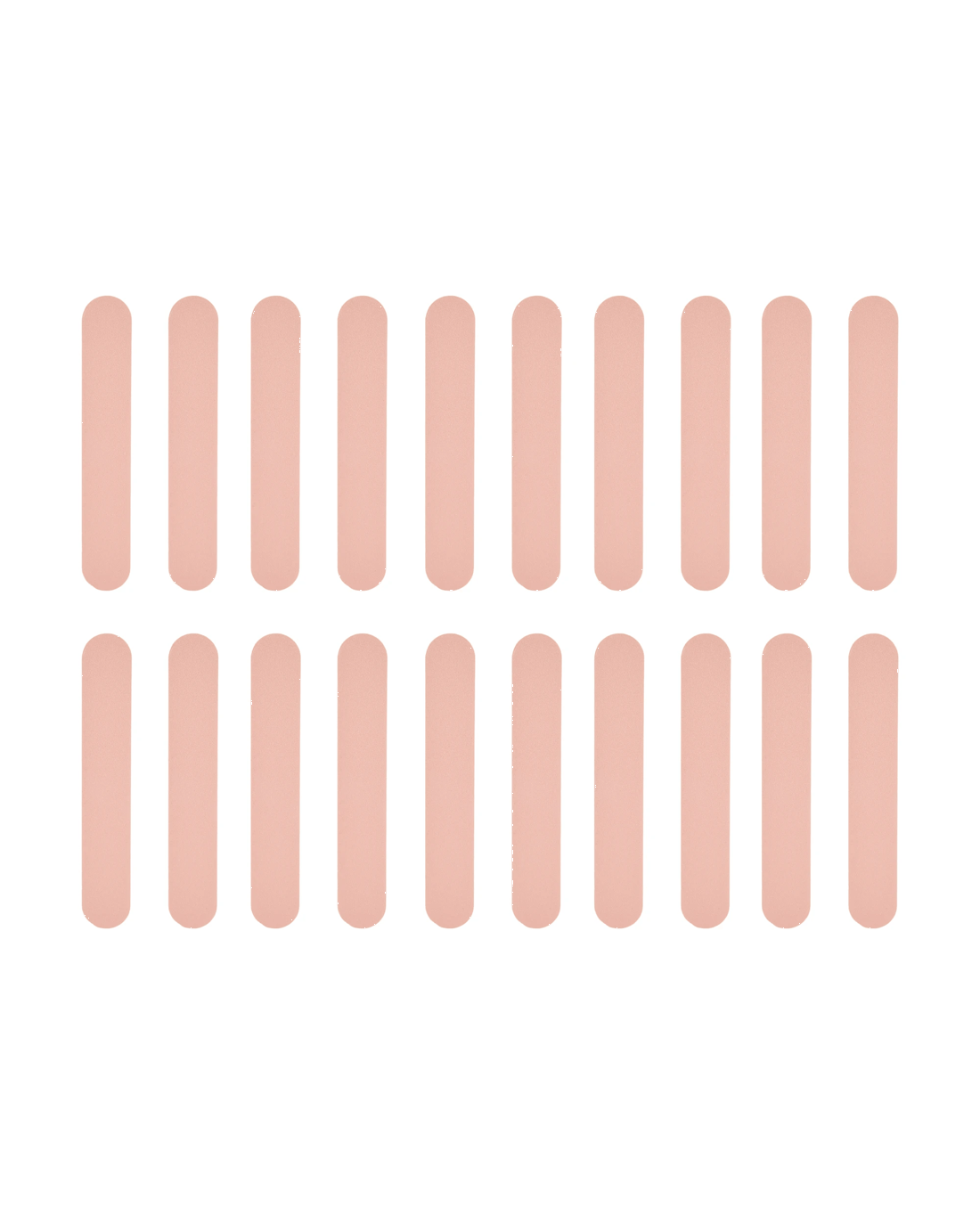 2 OXX Cosmetics 20 Piece Nail File Set - Peach, 2 of 3