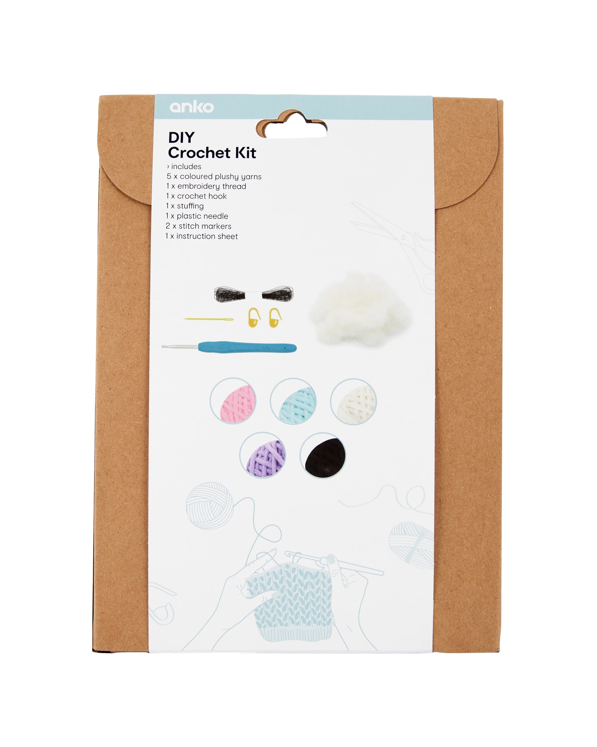 3 DIY Crochet Kit - Jellyfish, 3 of 3