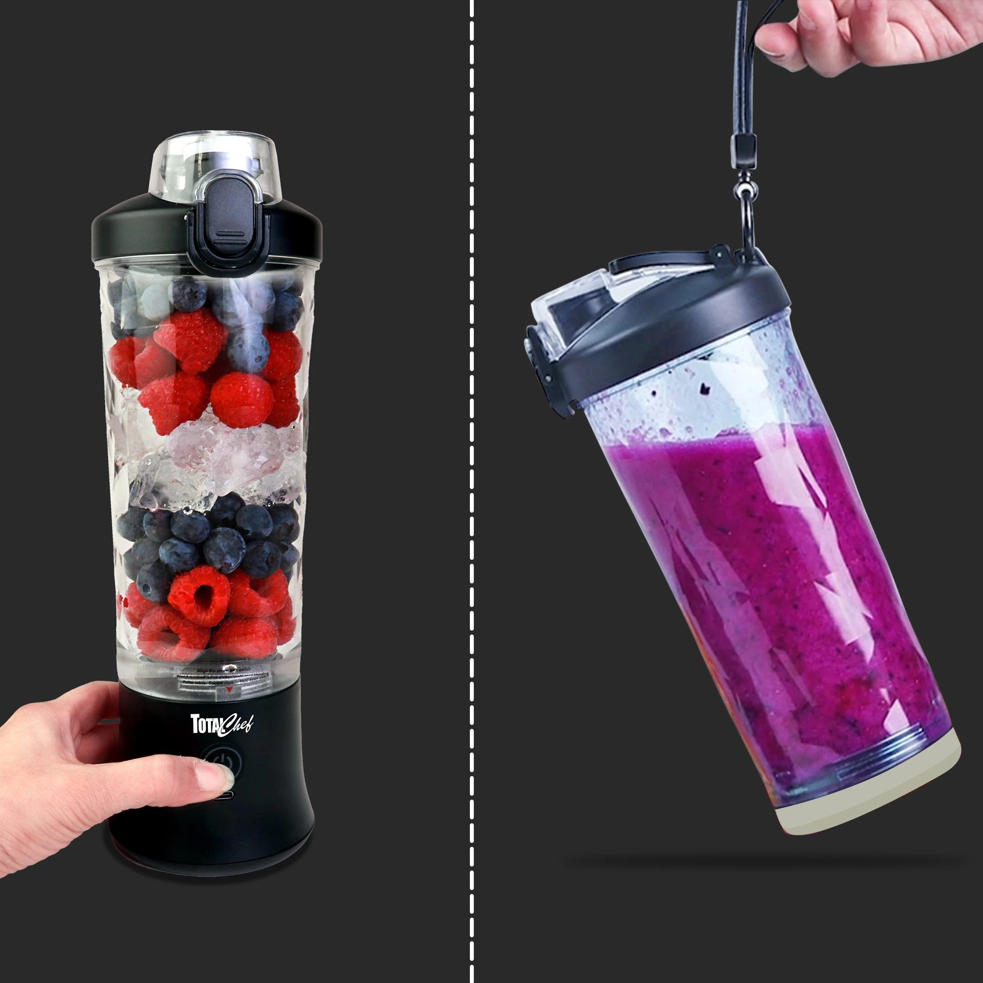 3 Total Chef Personal Blender - Black, 3 of 8