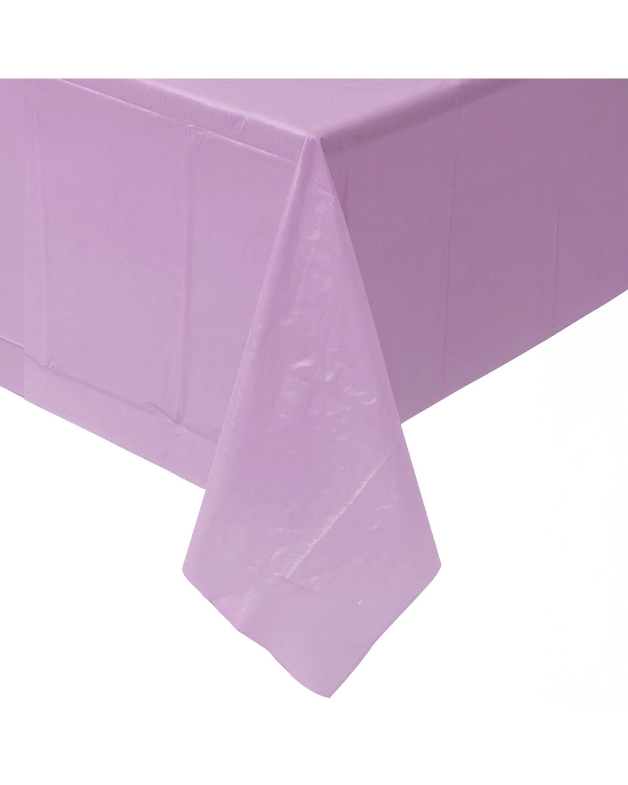 1 Unique Lavender Rectangular Plastic Tablecloth - Lavender, 1 of 2