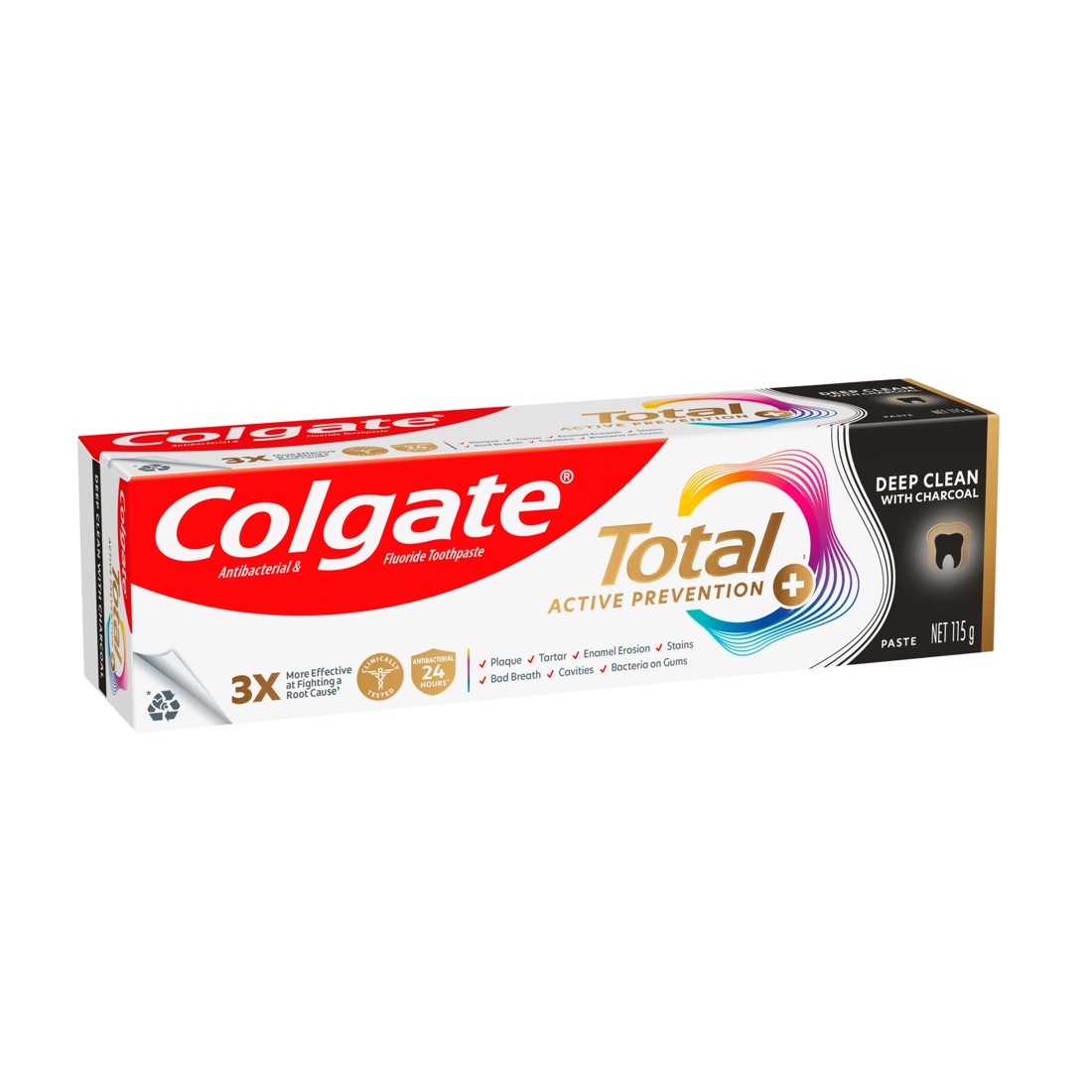 1 Colgate Total Active Prevention Deep Clean with Charcoal Toothpaste, 1 of 10