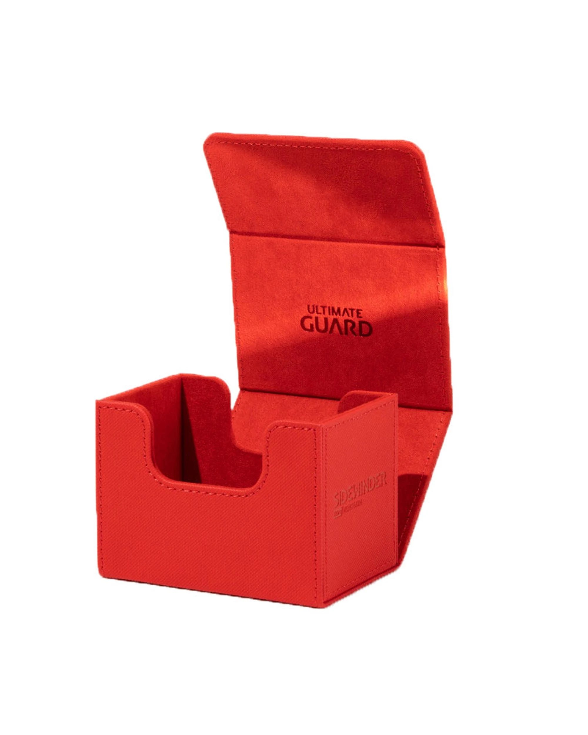 5 Ultimate Guard Sidewinder 80+ Xenoskin Monocolour Deck Box - Red, 5 of 6