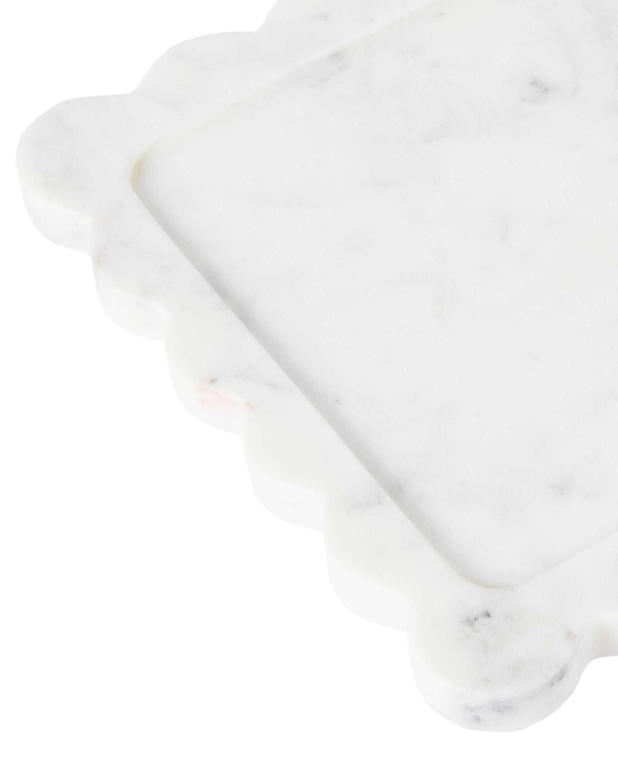 4 Wavy Edge Marble Decor Tray, 4 of 6