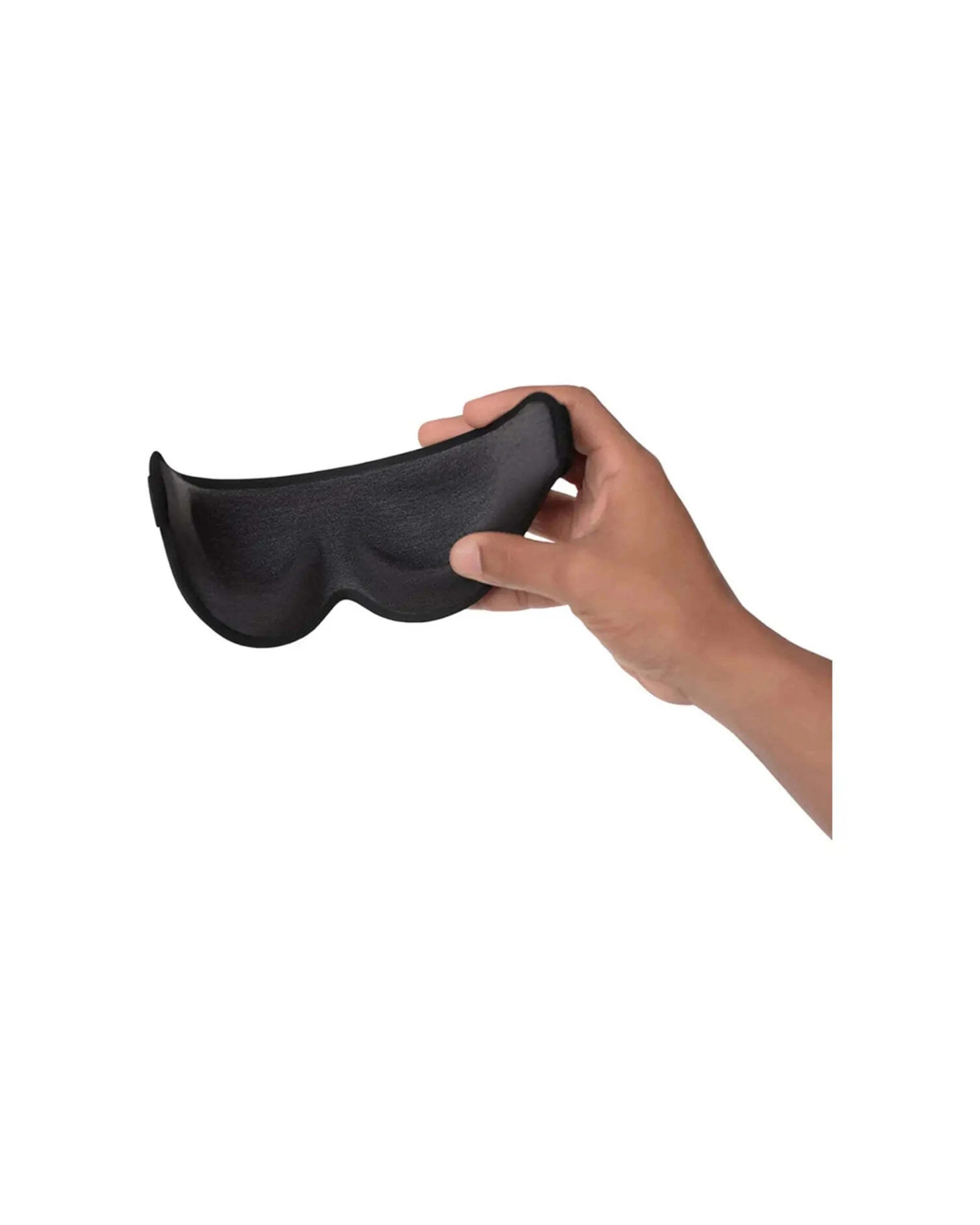 3 Ostrich Pillow Eye Mask Dark Night Ergonomic 3D Design 100 Percent Blackout Sleep Aid - Black, 3 of 4