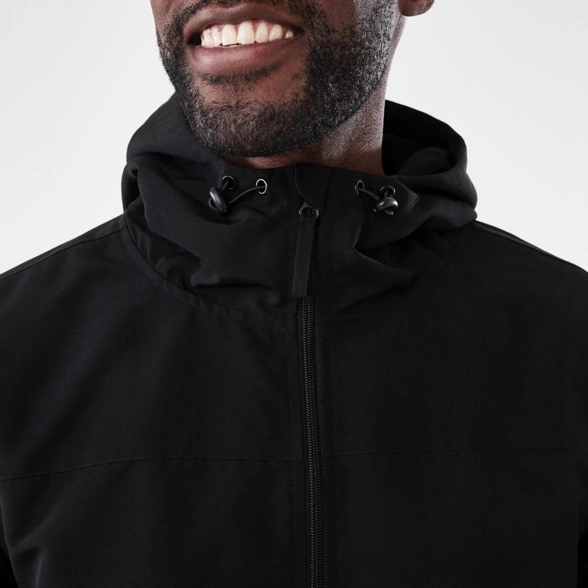 6 Hooded Fleece Lined Jacket Black, 6 of 6