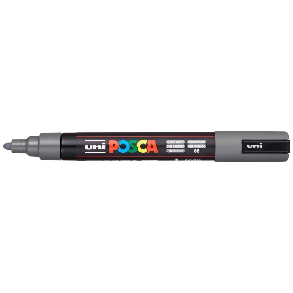 1 POSCA PC-5M Paint Marker Deep Grey, 1 of 2