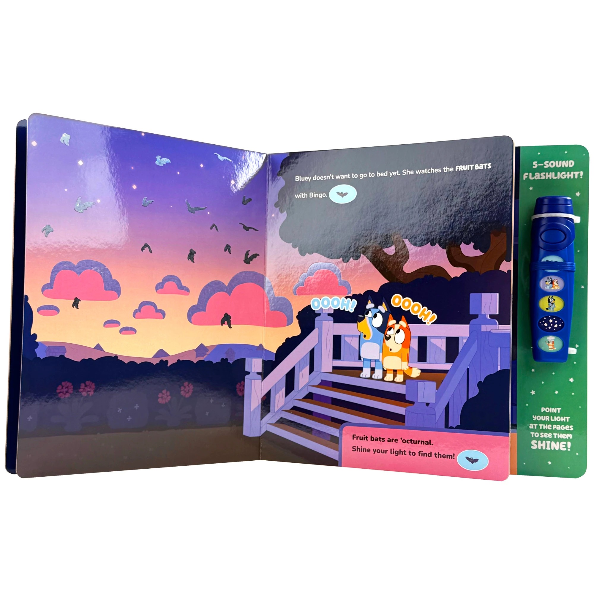 4 Bluey: Oooh, Shiny! A Bluey Flashlight Sound Book, 4 of 5
