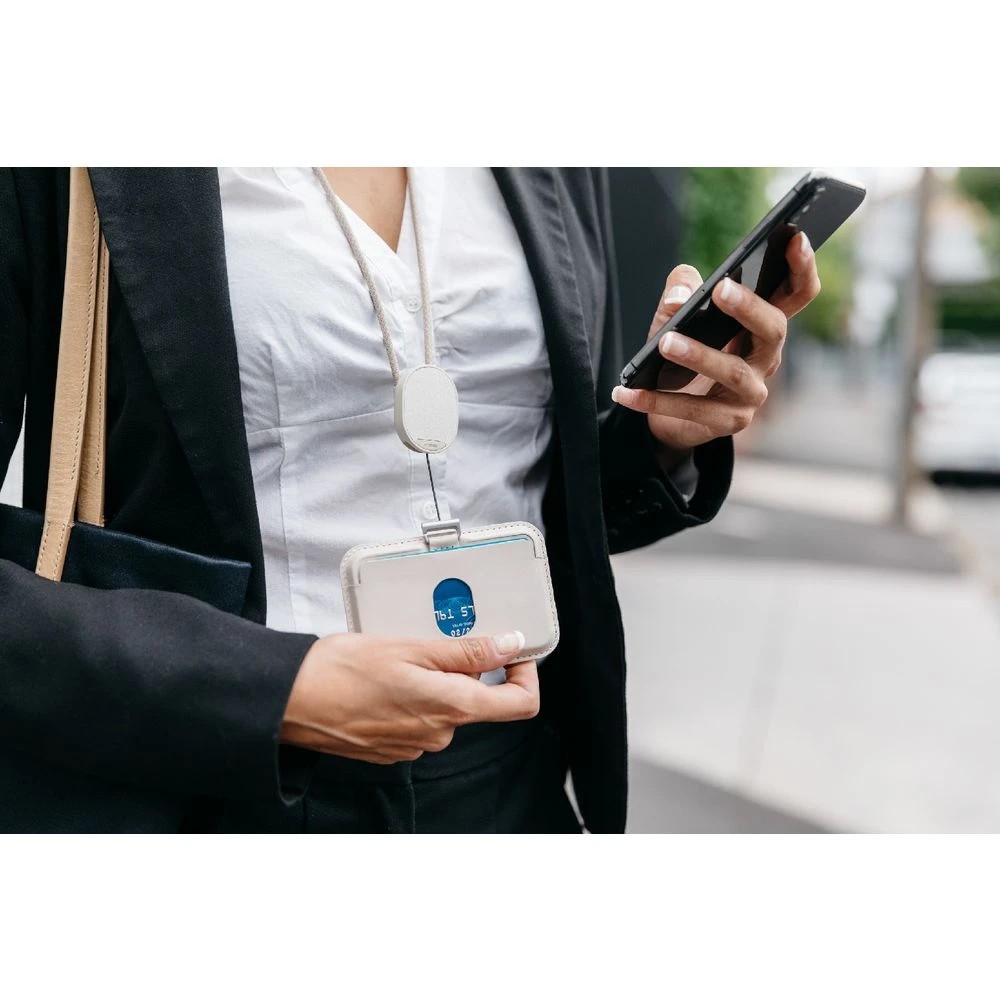 9 Orbitkey Card Holder Pro with Lanyard Stone, 9 of 9