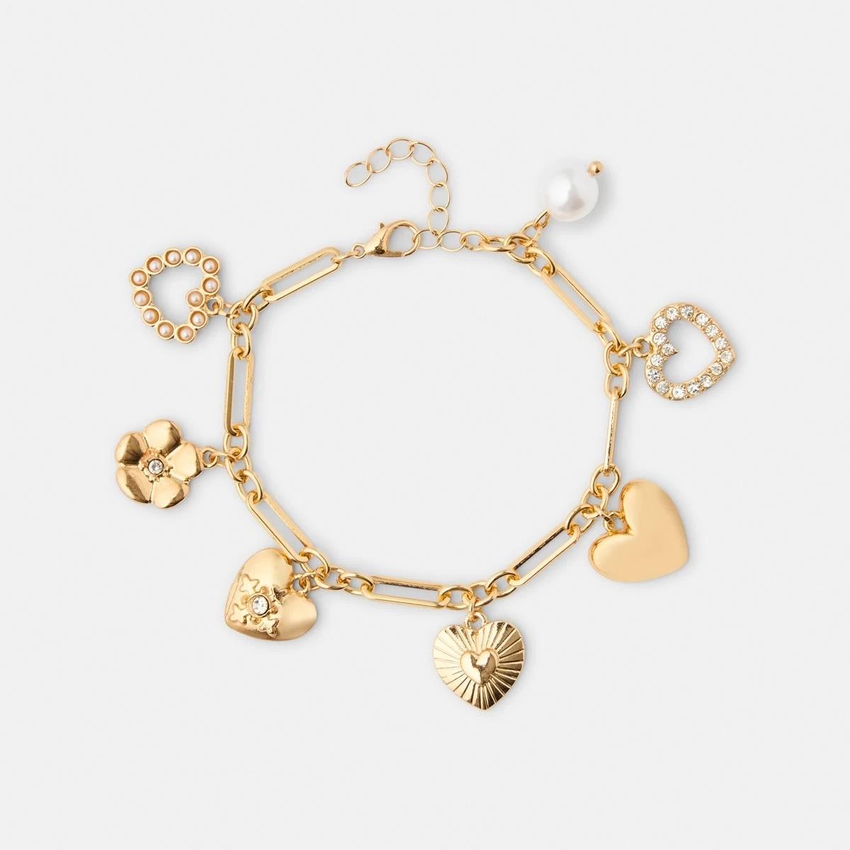 1 Charm Bracelet - Gold Tone Gold, 1 of 4