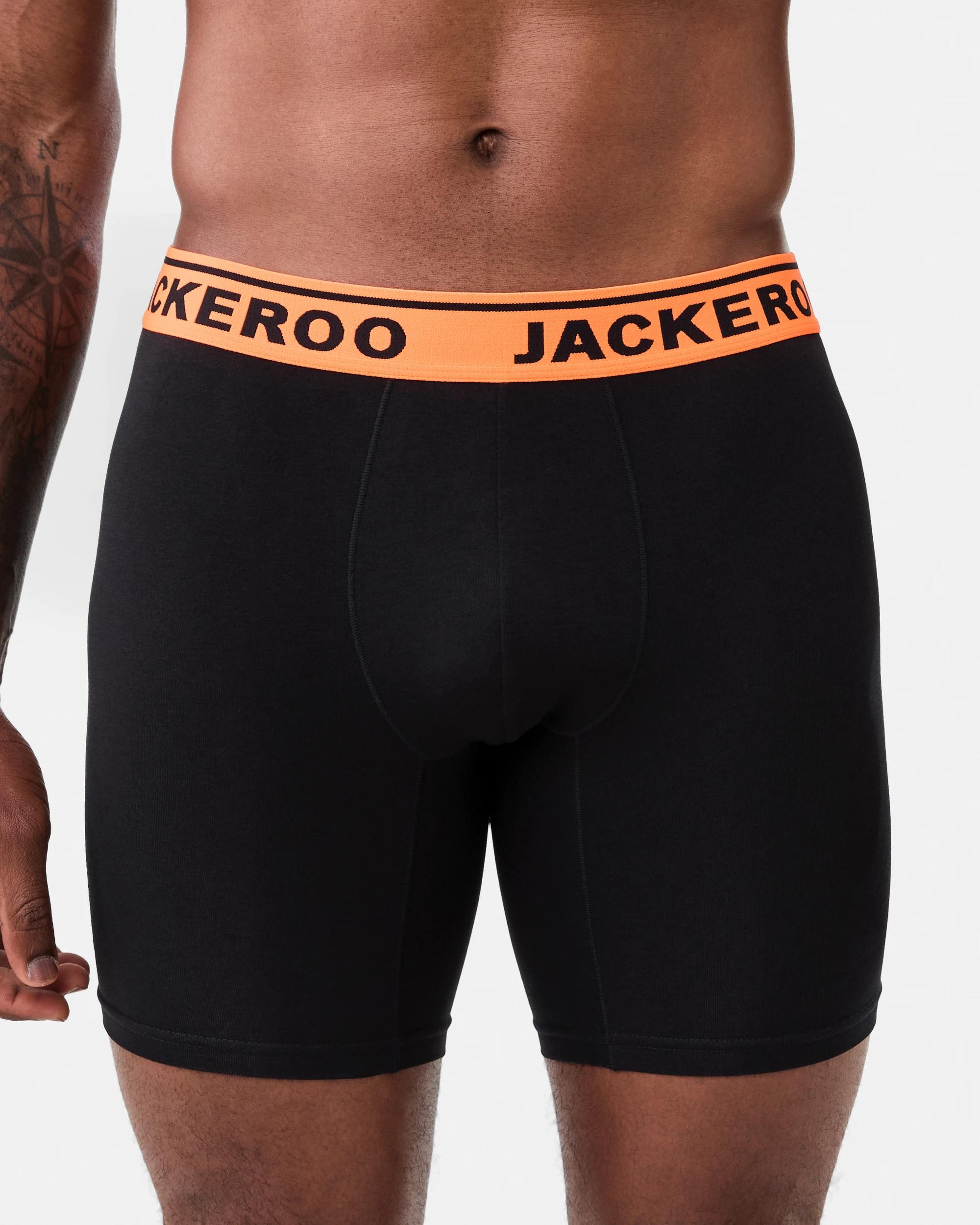 3 5 Pack Mid Length Work Trunks Black, 3 of 7