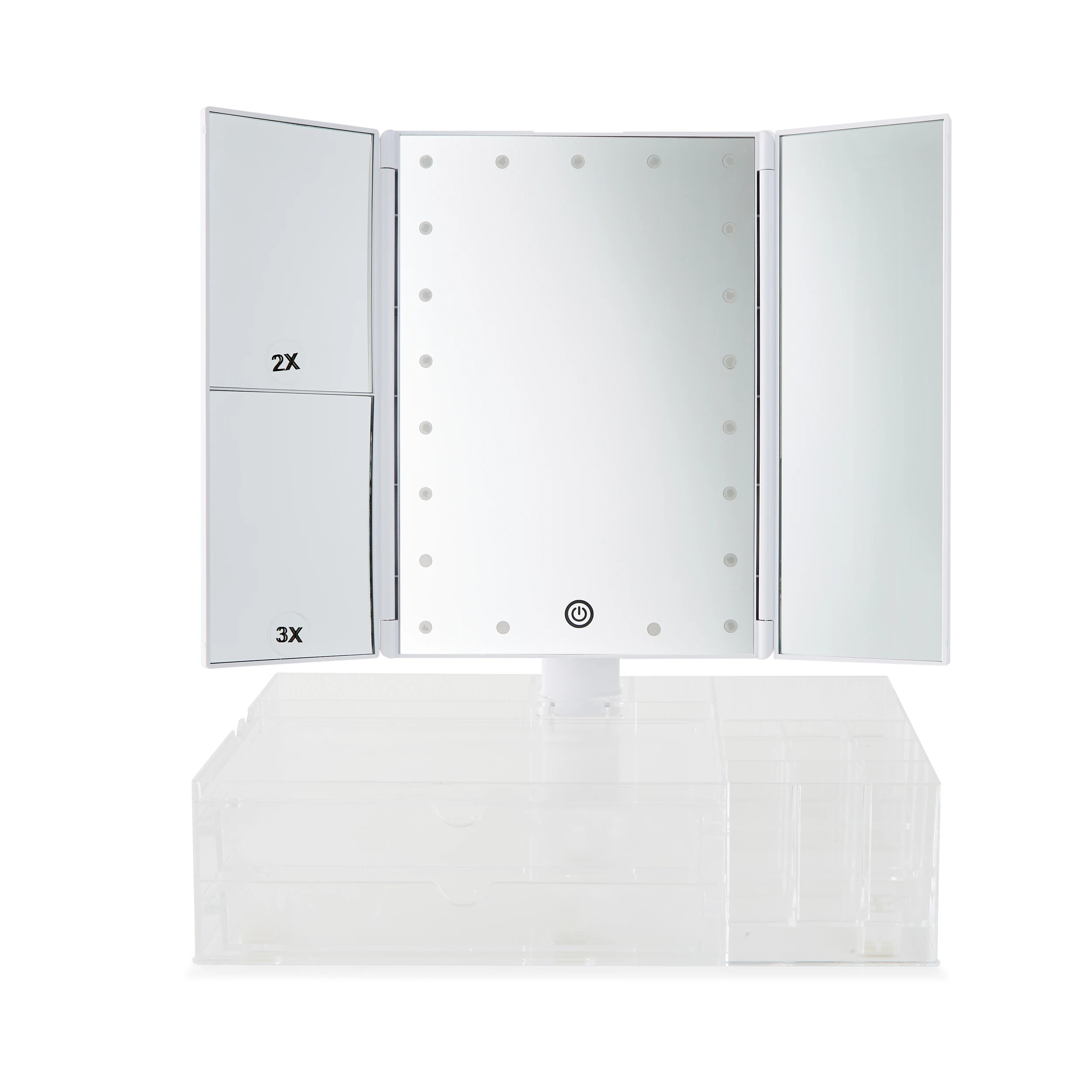 7 Tri-Fold LED Mirror, 7 of 10