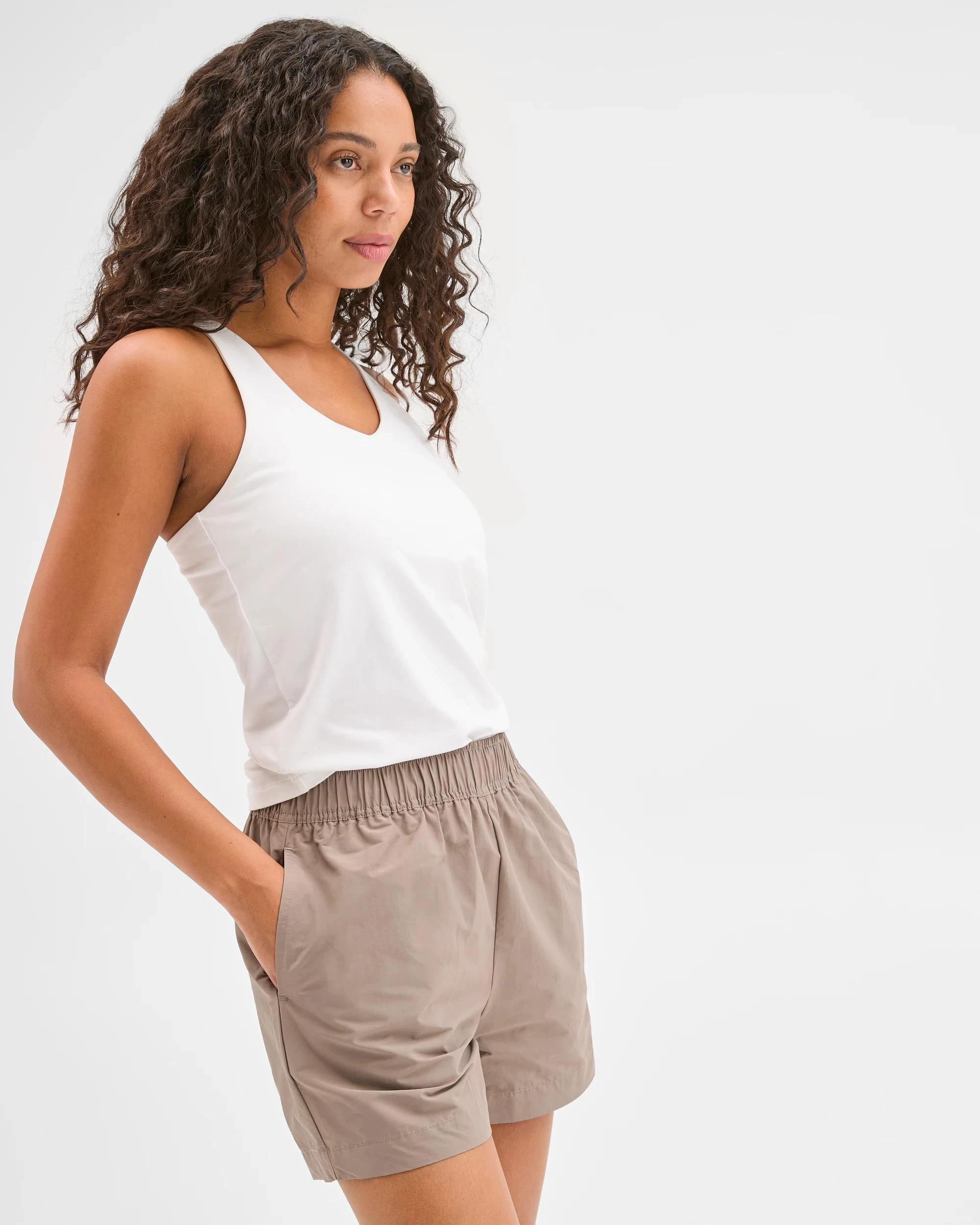 6 Target Active Australian Cotton Blend Woven Shorts MUSHROOM, 6 of 7