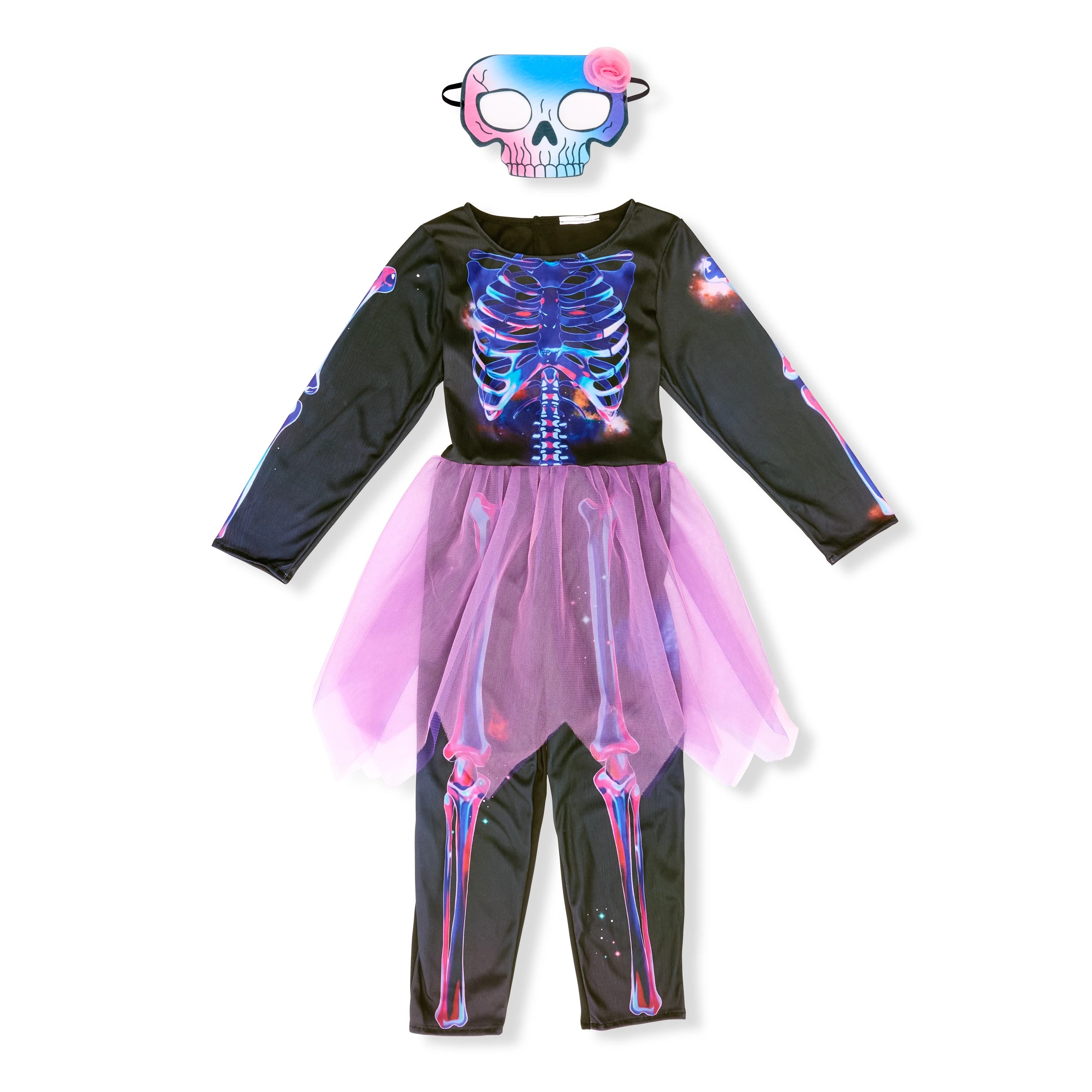 8 2 Piece Skeleton Costume - Ages 4-6, 8 of 8