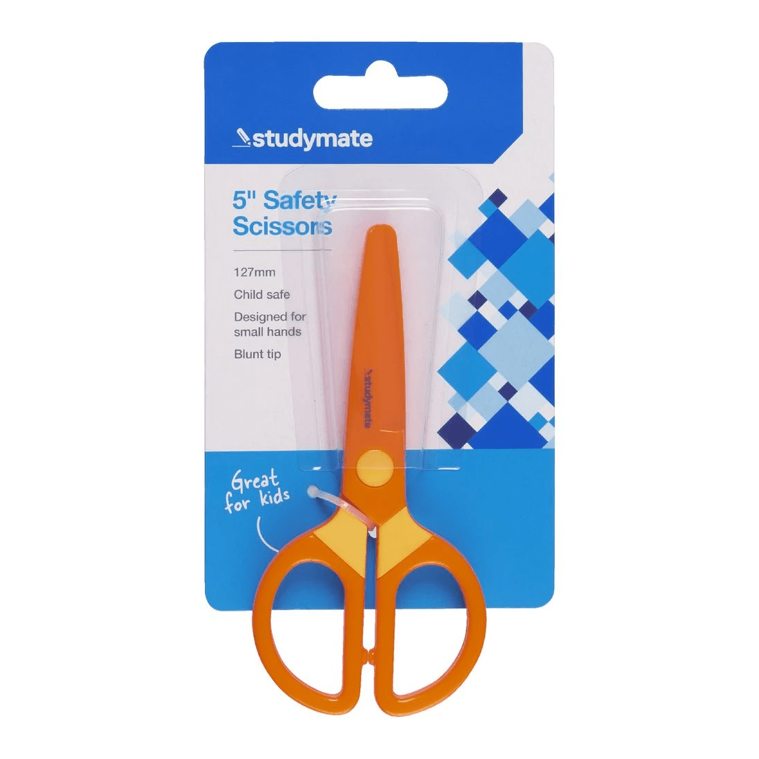 4 Studymate Safety Scissors 5"/127mm, 4 of 4