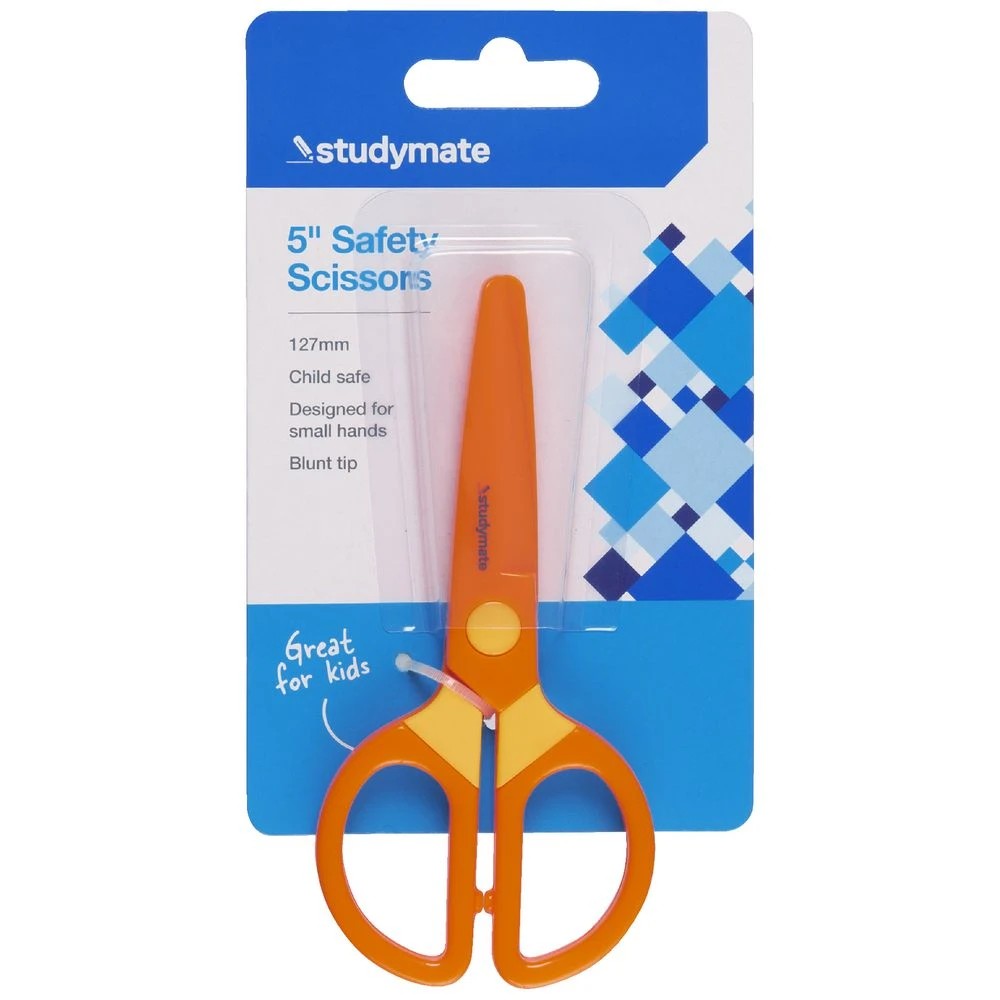 4 Studymate Safety Scissors 5"/127mm, 4 of 4