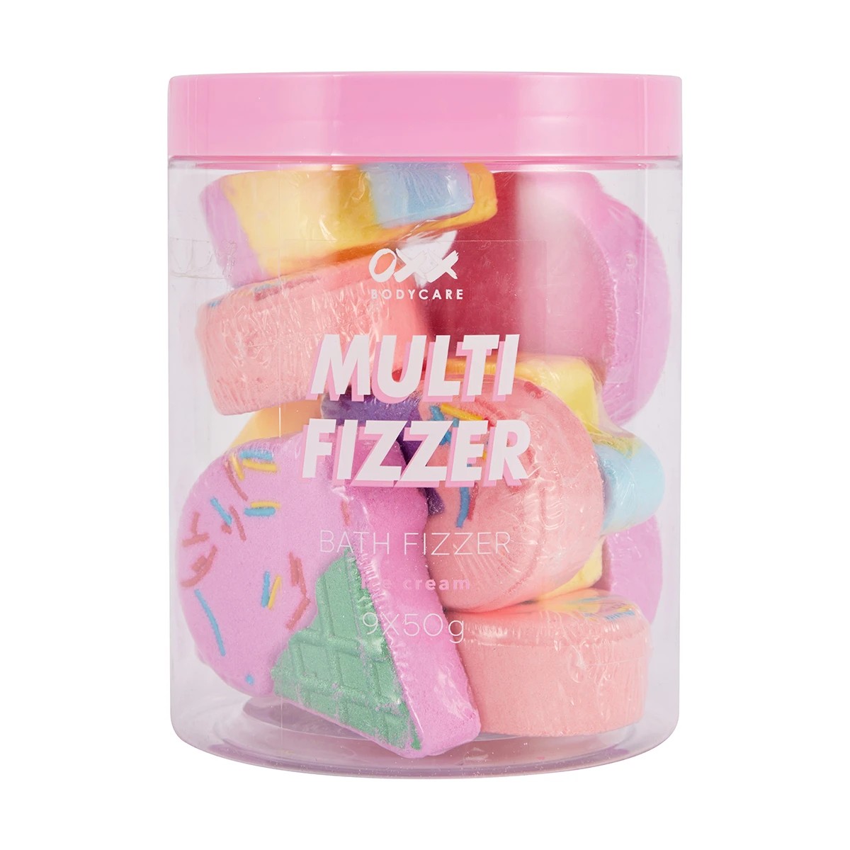 1 OXX Bodycare 9 Piece Multi Bath Fizzers - Ice Cream, 1 of 7