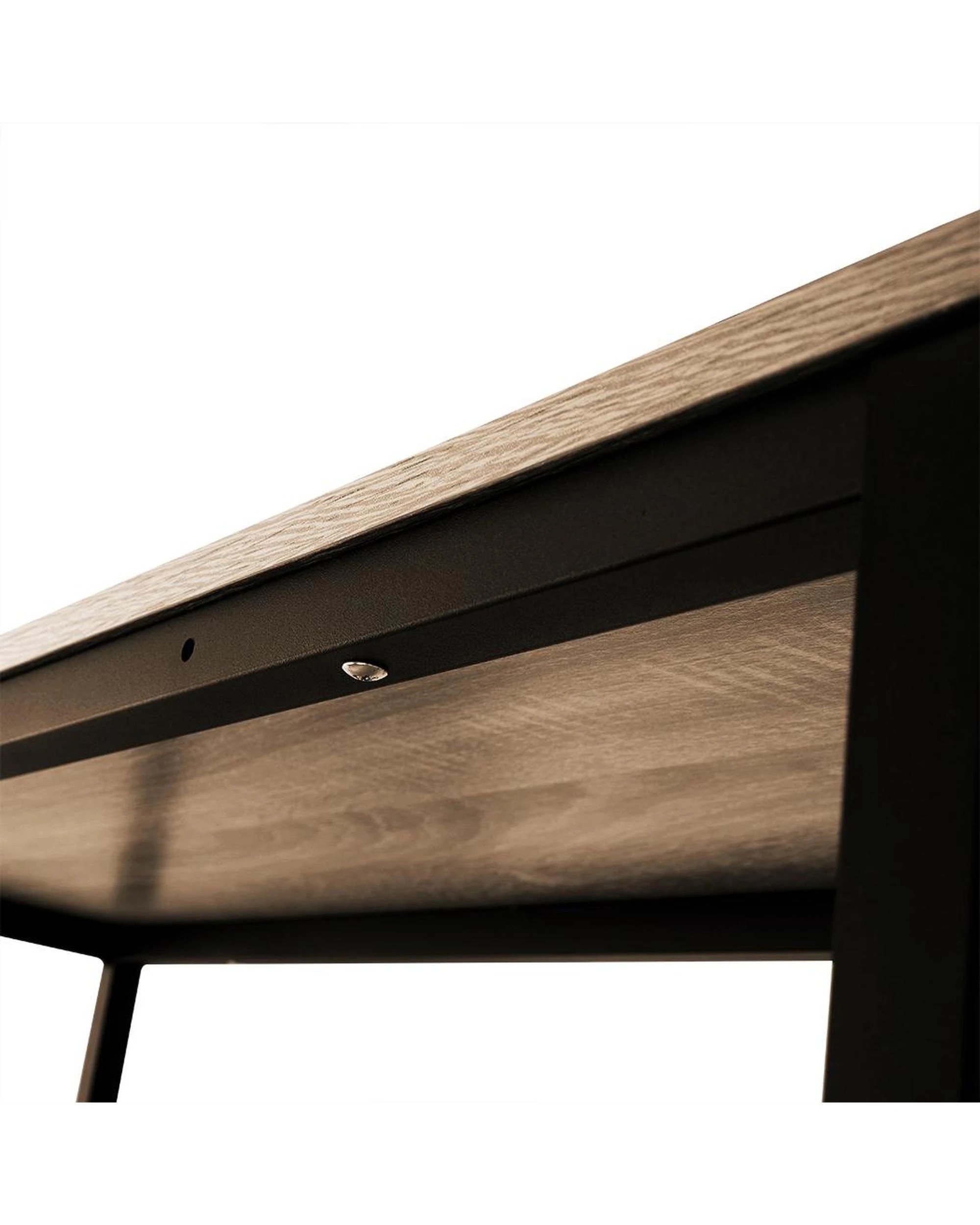6 HelloFurniture Rome Industrial Style 5-Tier Storage Bookshelf - Oak - Shelf/Bookshelf - Partical Board, 6 of 10