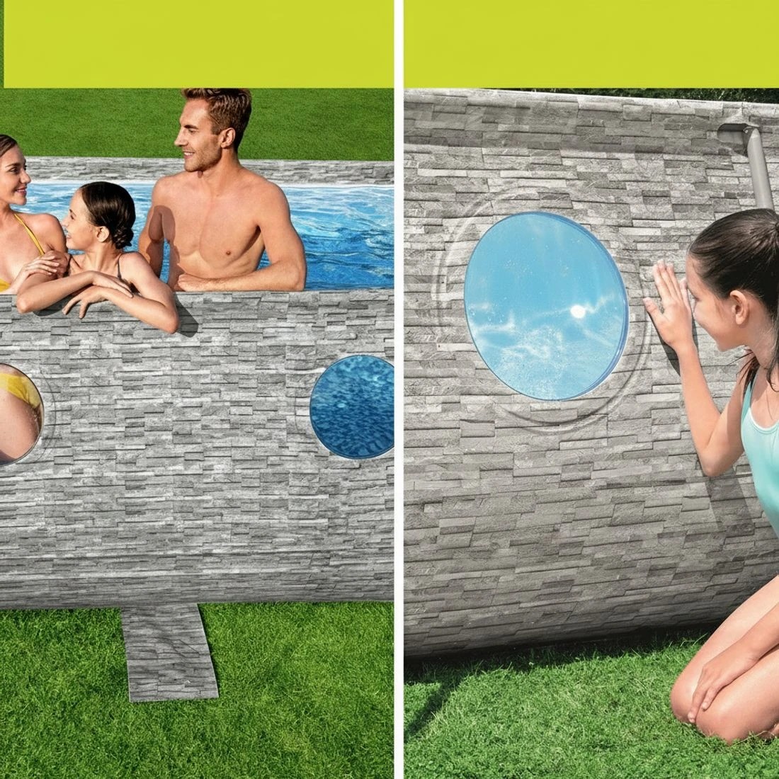 4 Bestway Swimming Pool 549x274x122cm Steel Frame Above Ground Pools Filter Pump Ladder 13430L - Multi, 4 of 6