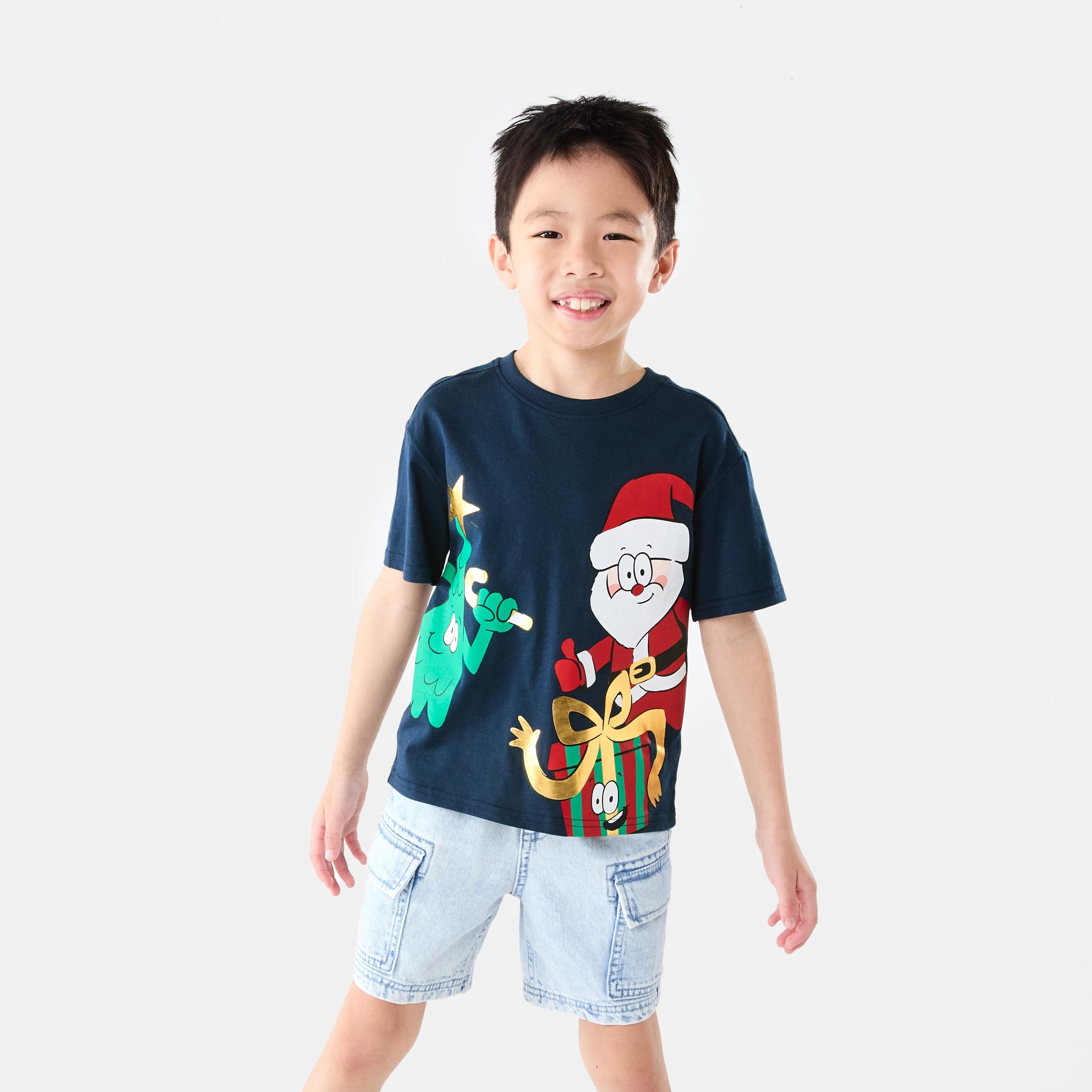 1 Christmas Applique T-shirt Blu Xmas, 1 of 7